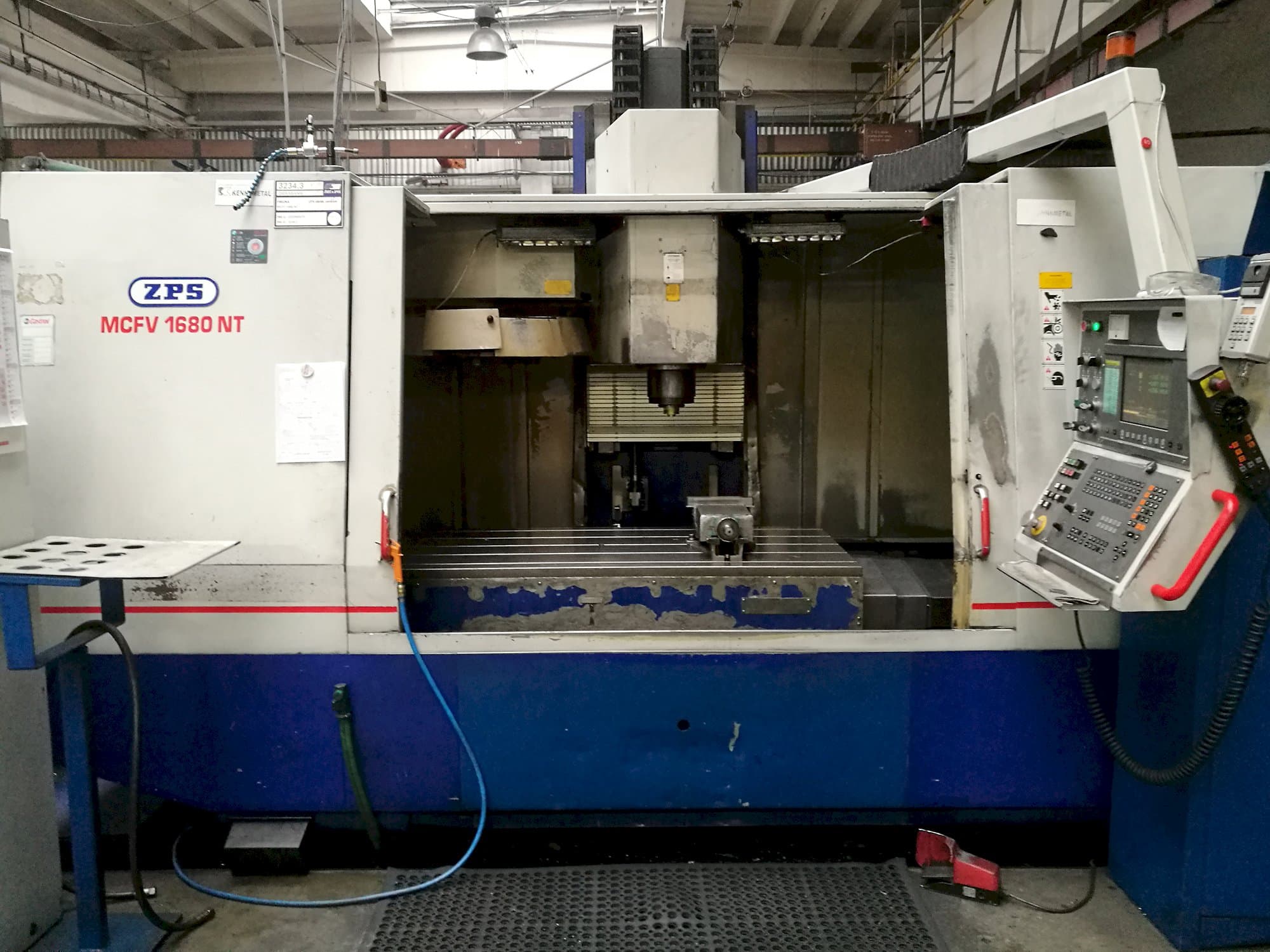 Koneen  ZPS etunäkymä MCFV 1680 NT