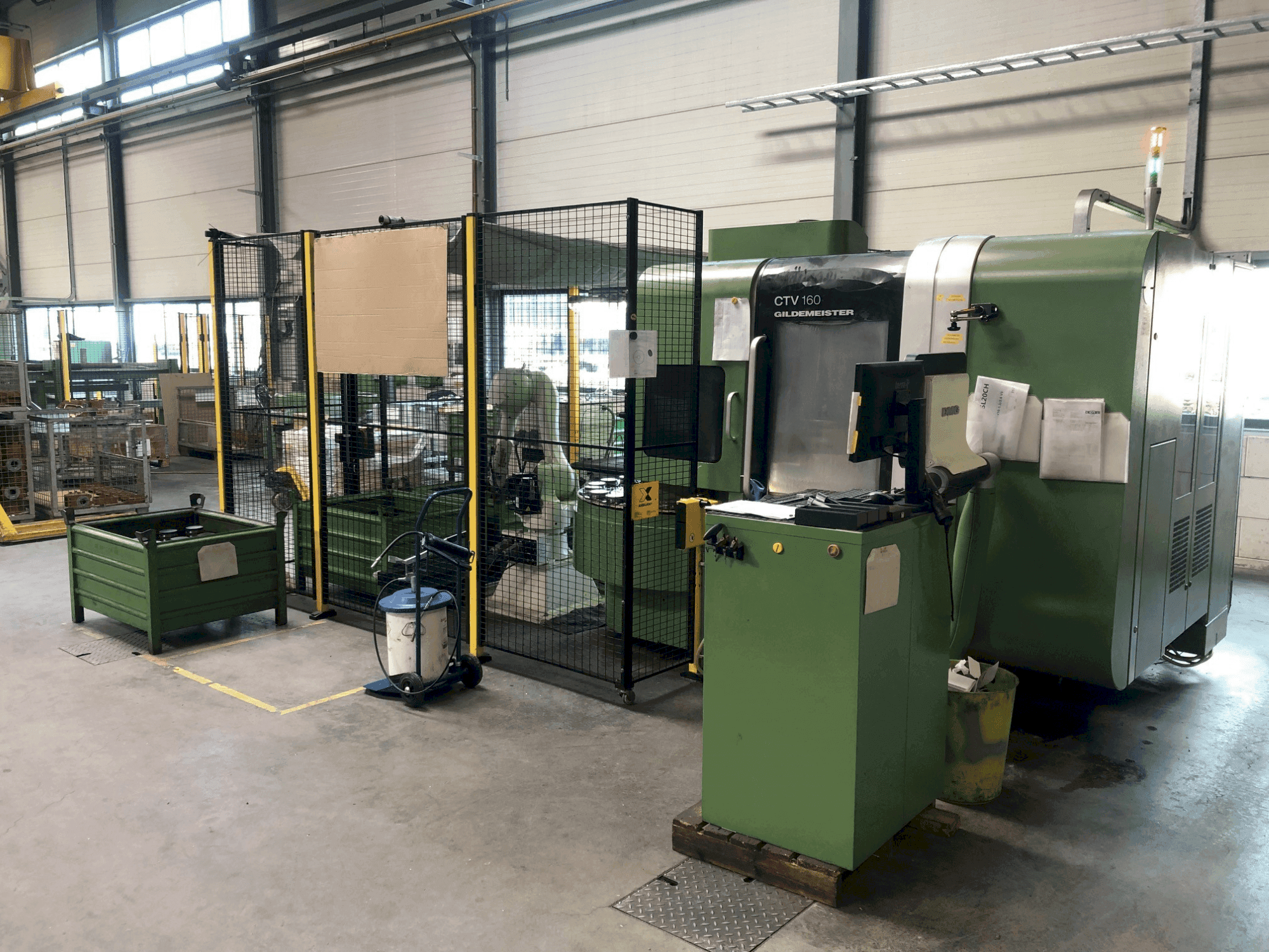 Koneen  DMG Gildemeister CTV 160 etunäkymä