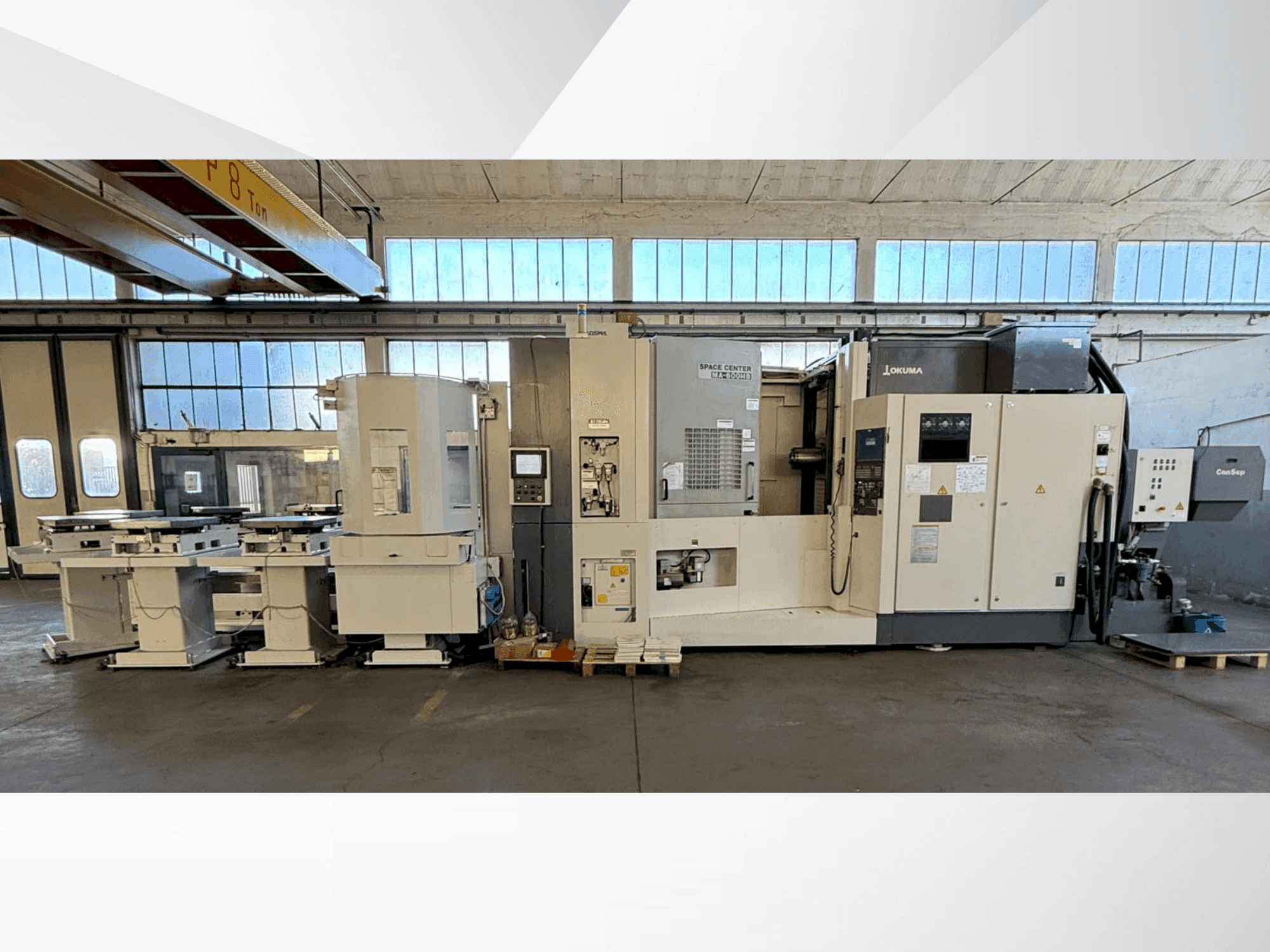 Koneen  Okuma SPACE CENTER MA-600HB etunäkymä