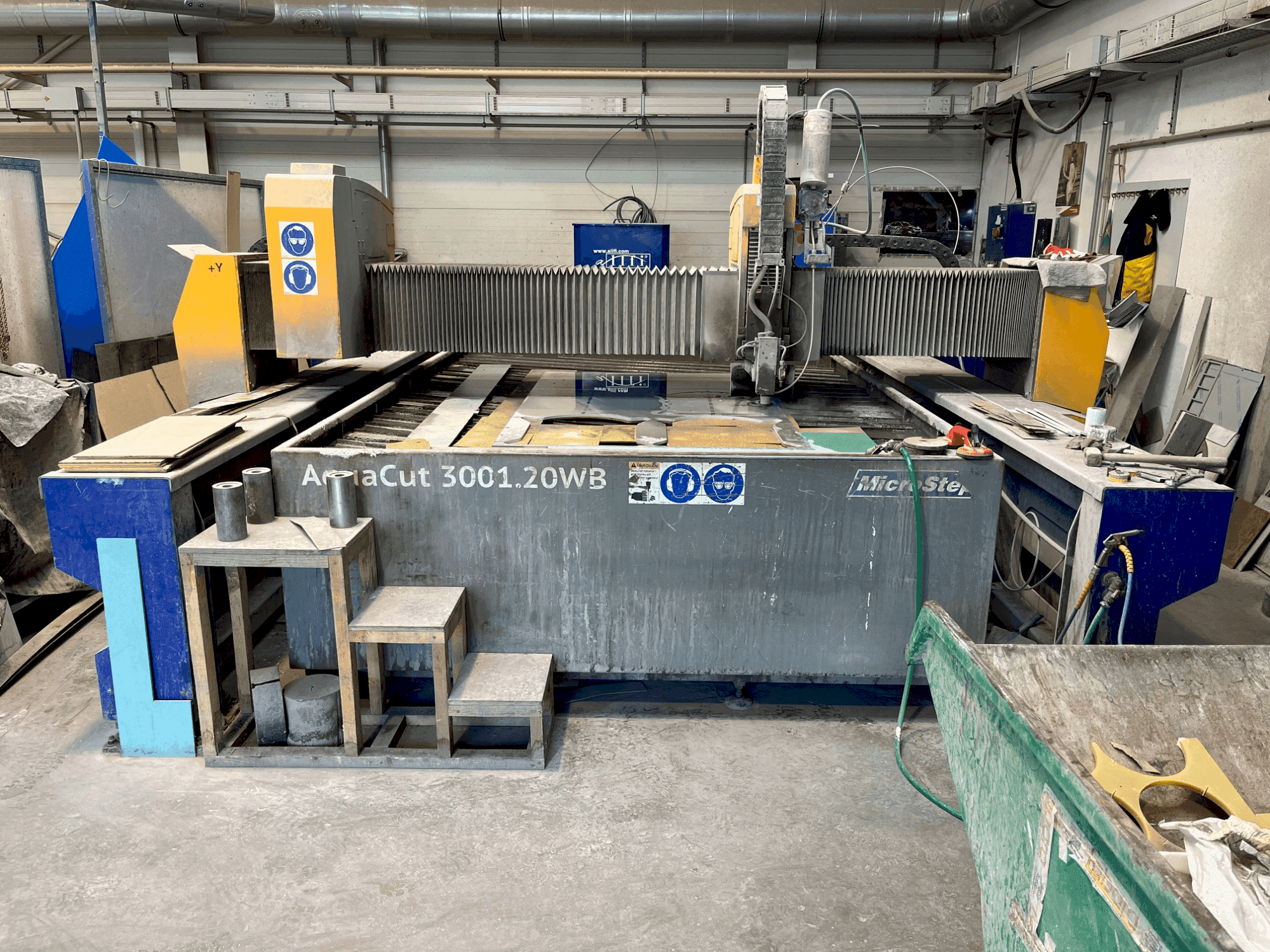 Koneen  MicroStep AquaCut 3001.20WB etunäkymä