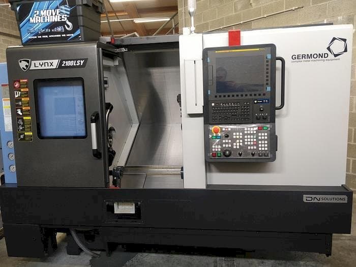 Koneen  DN SOLUTIONS LYNX 2100 LSYB etunäkymä