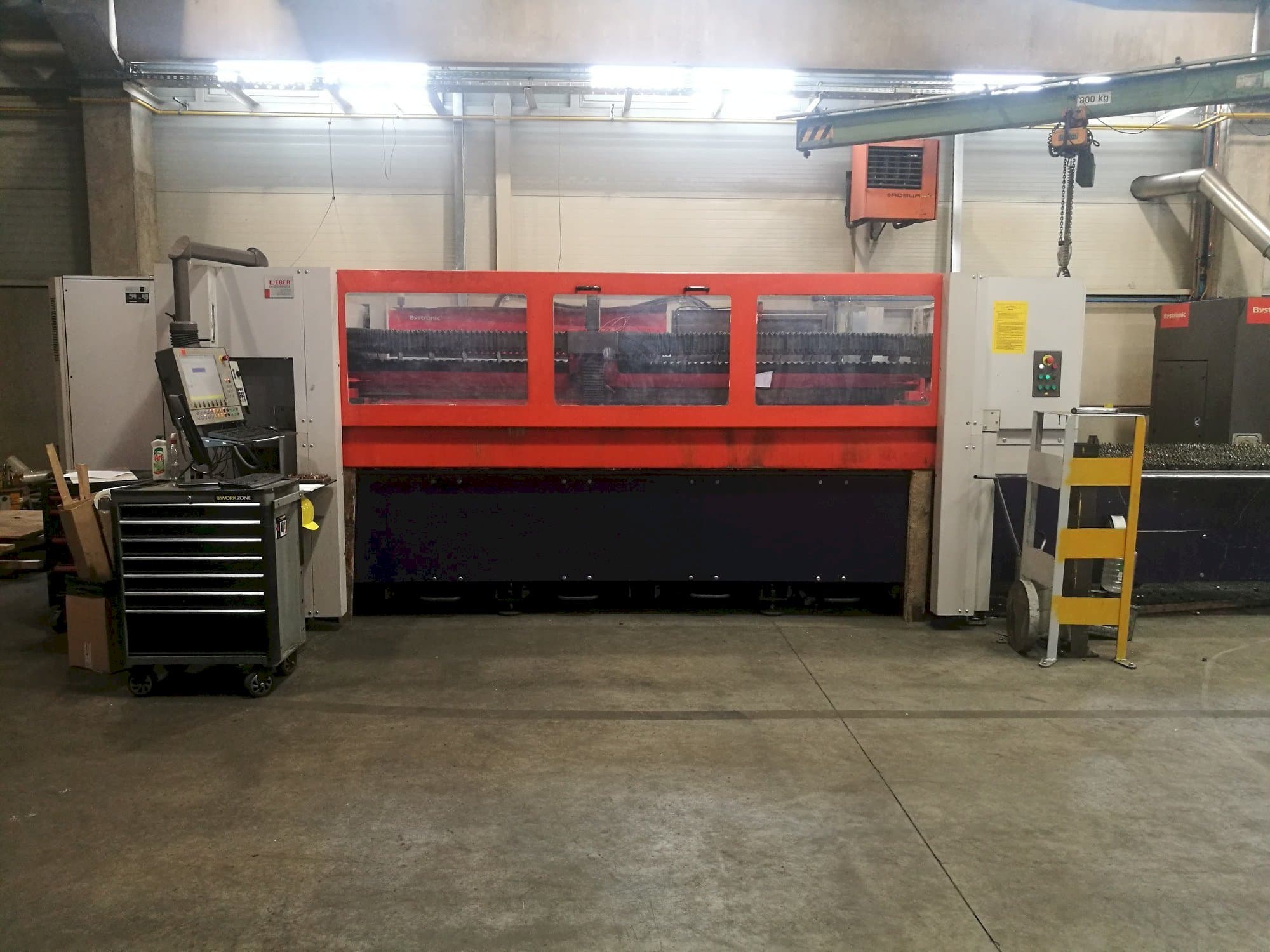 Koneen  Bystronic Bystar 3015 etunäkymä