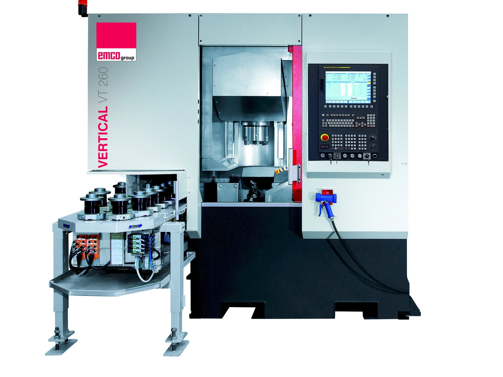 Koneen  EMCO VT260 MY etunäkymä