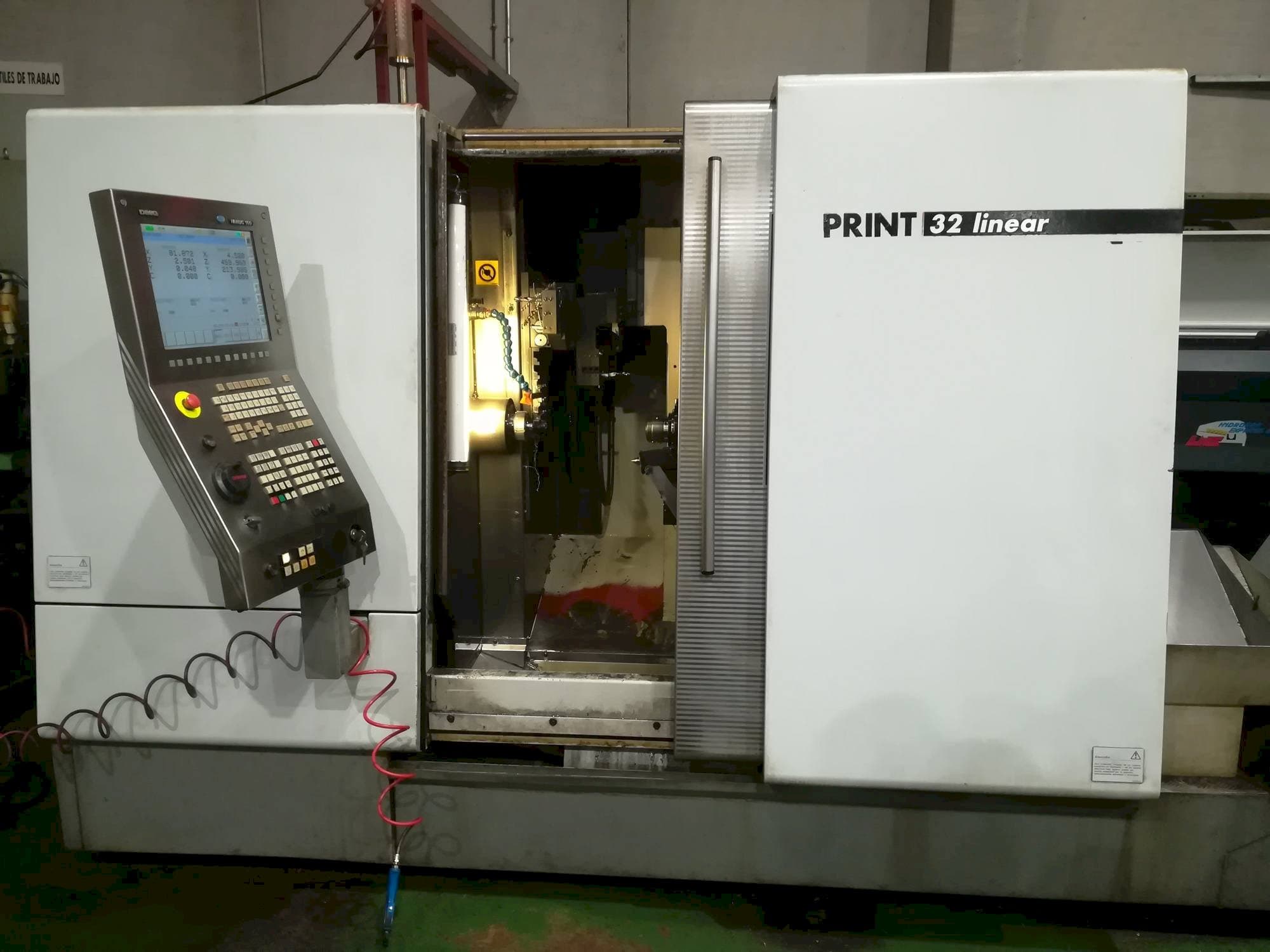 Koneen  Gildemeister Sprint 32 linear etunäkymä