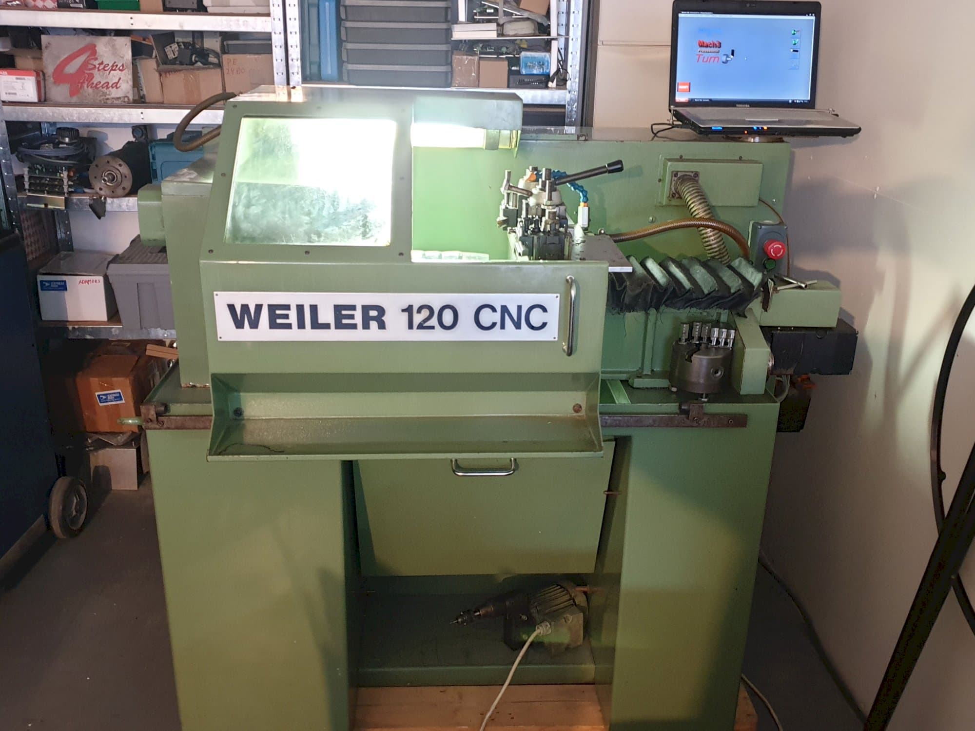 Koneen  Weiler etunäkymä 120 CNC
