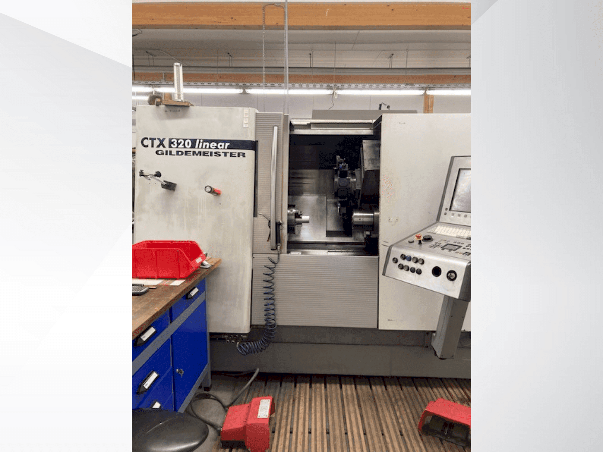 Koneen  Gildemeister CTX 320 linear etunäkymä