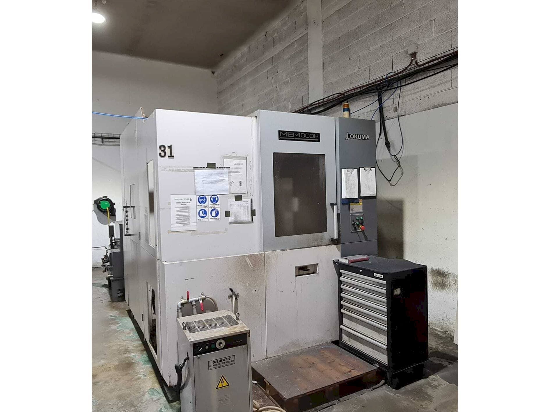 Koneen  Okuma MB-4000H etunäkymä