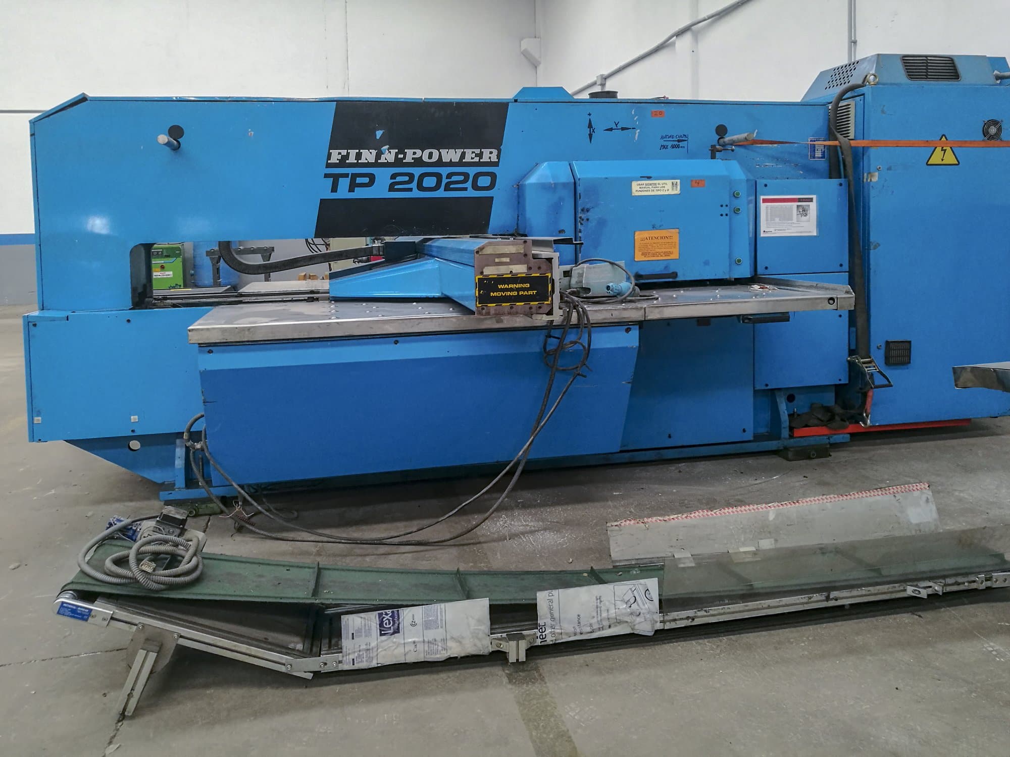 Koneen  Finn-Power etunäkymä TP 2020