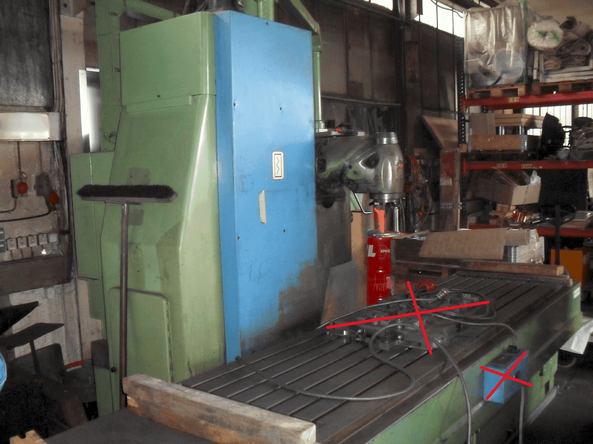 Koneen  SACHMAN RP 3 etunäkymä