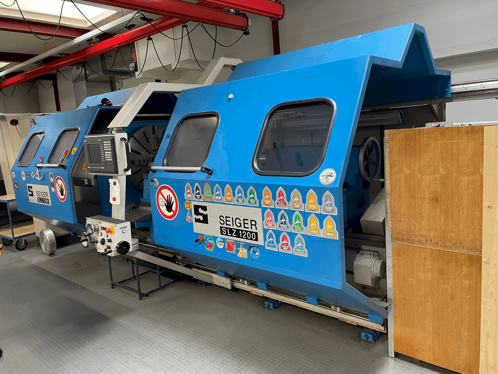 Koneen  SEIGER SLZ1200 etunäkymä