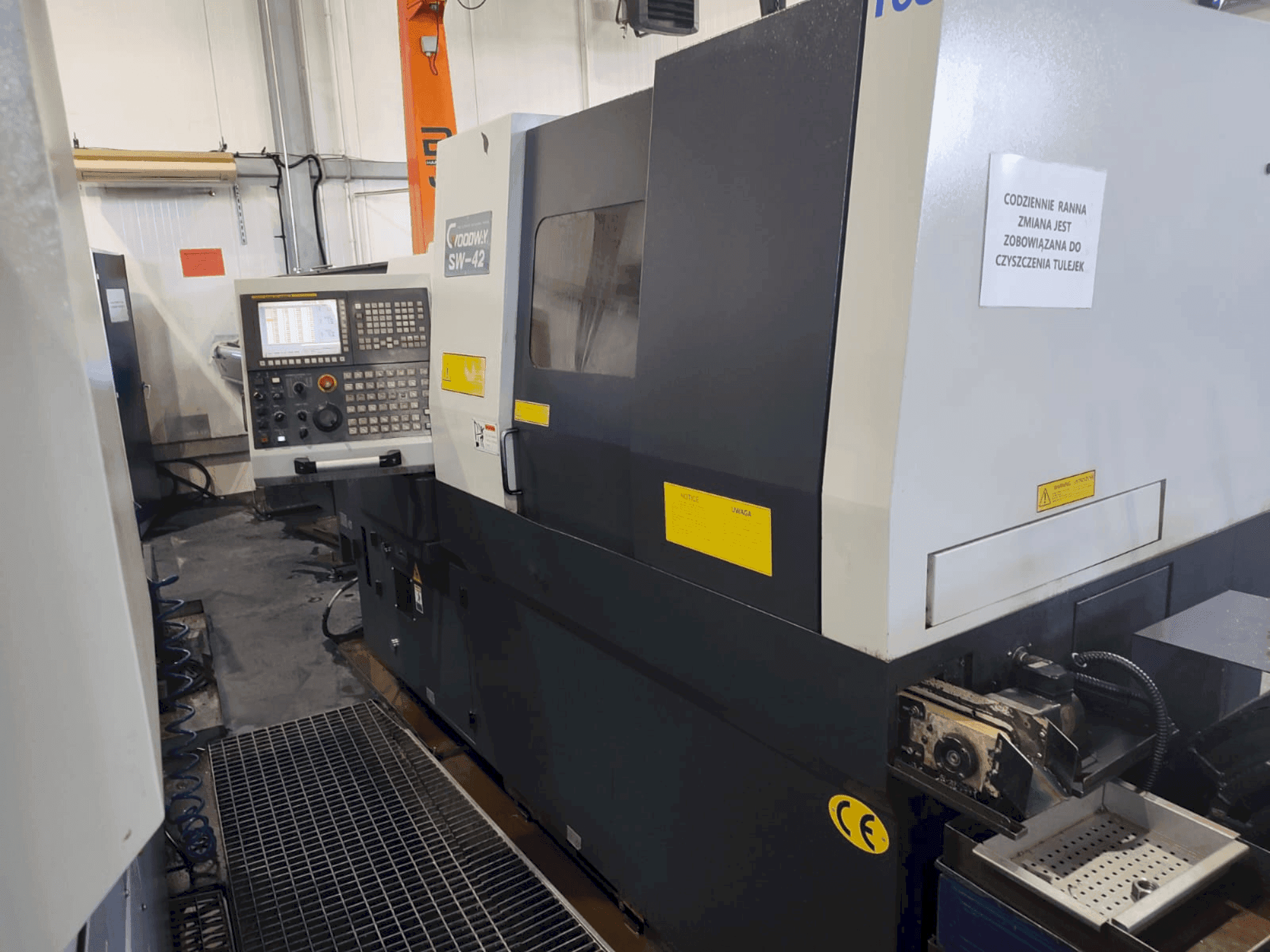 Koneen  Goodway SW 42 etunäkymä