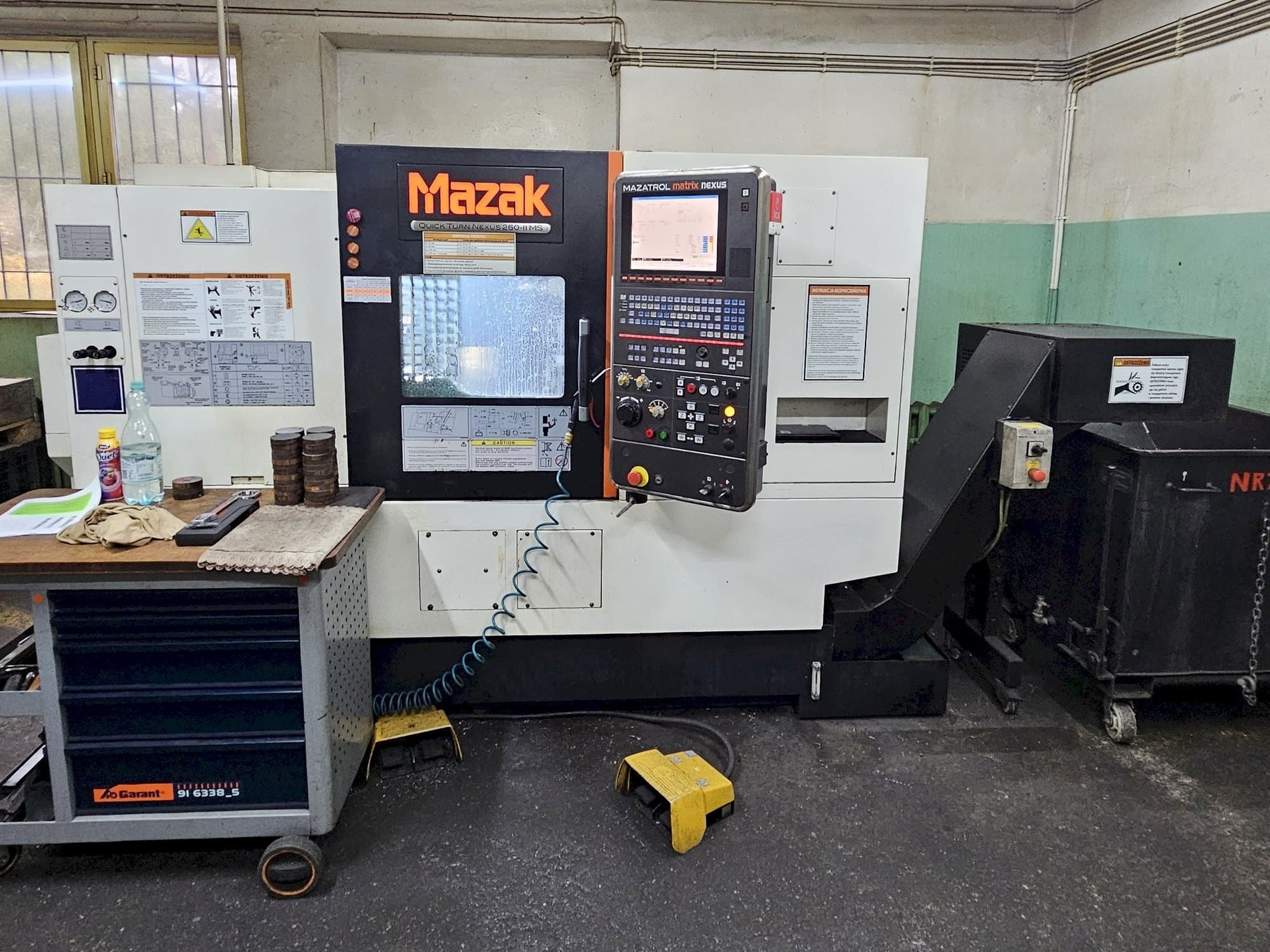 Koneen  Mazak Quickturn Nexus 250-II MS etunäkymä
