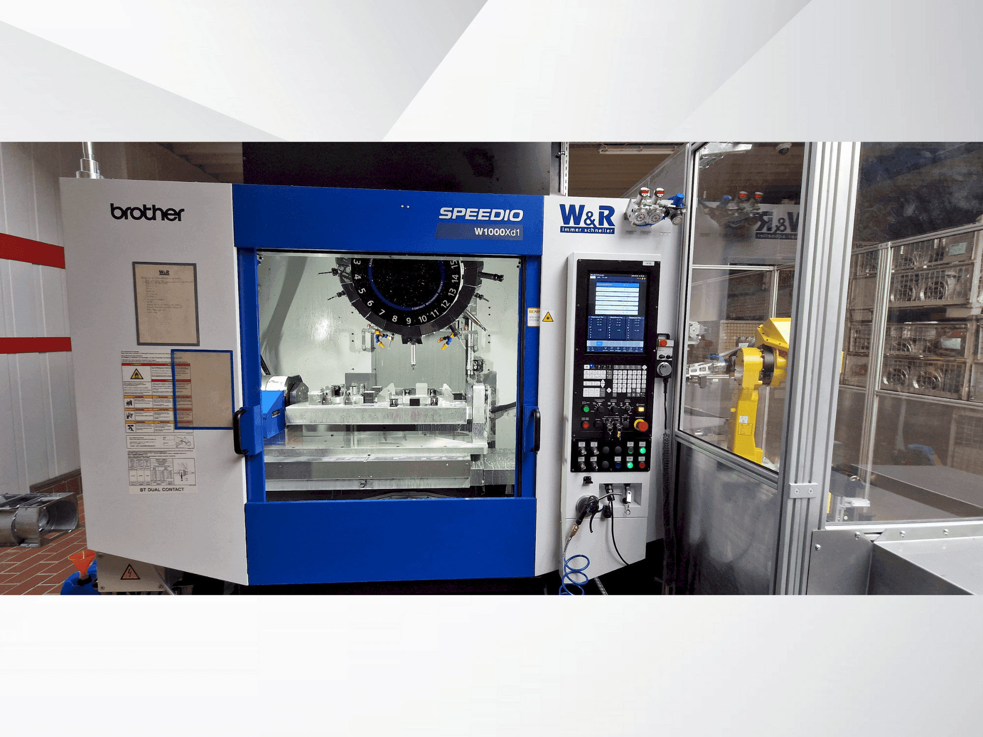 Koneen  Brother Speedio W1000Xd1 etunäkymä