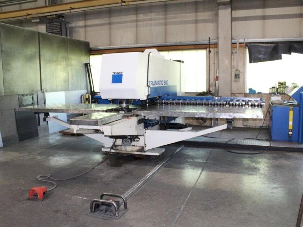 Koneen  Trumpf Trumatic 500 etunäkymä