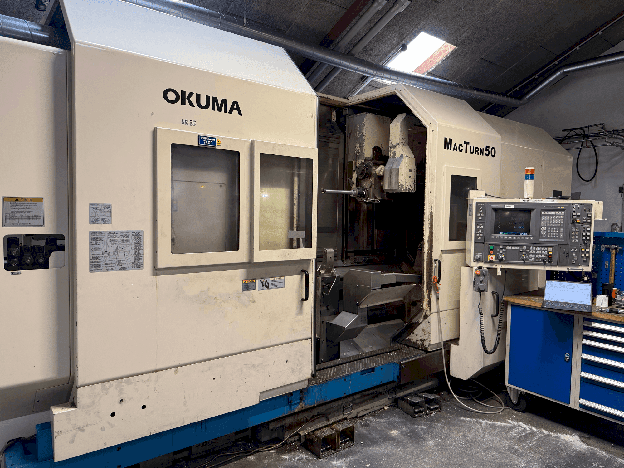 Koneen  Okuma MacTurn 50 etunäkymä