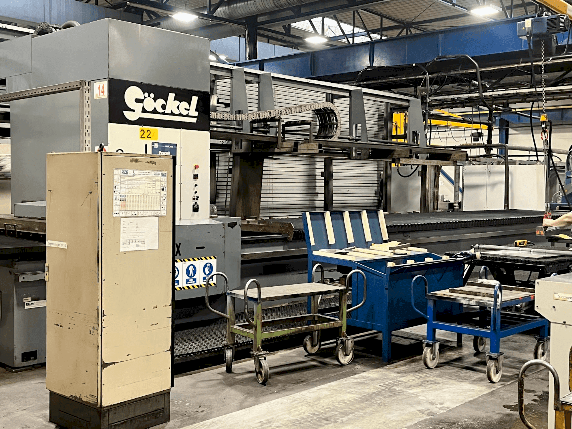 Koneen  GÖCKEL G130 etunäkymä