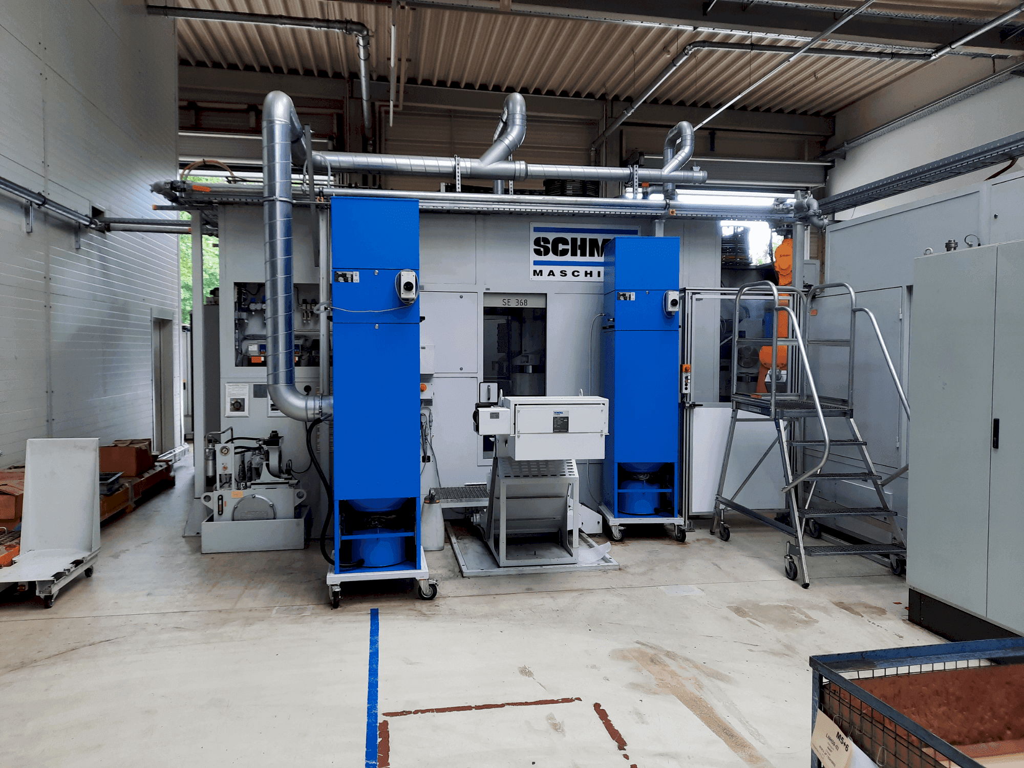 Koneen  SCHMID SE 368 etunäkymä