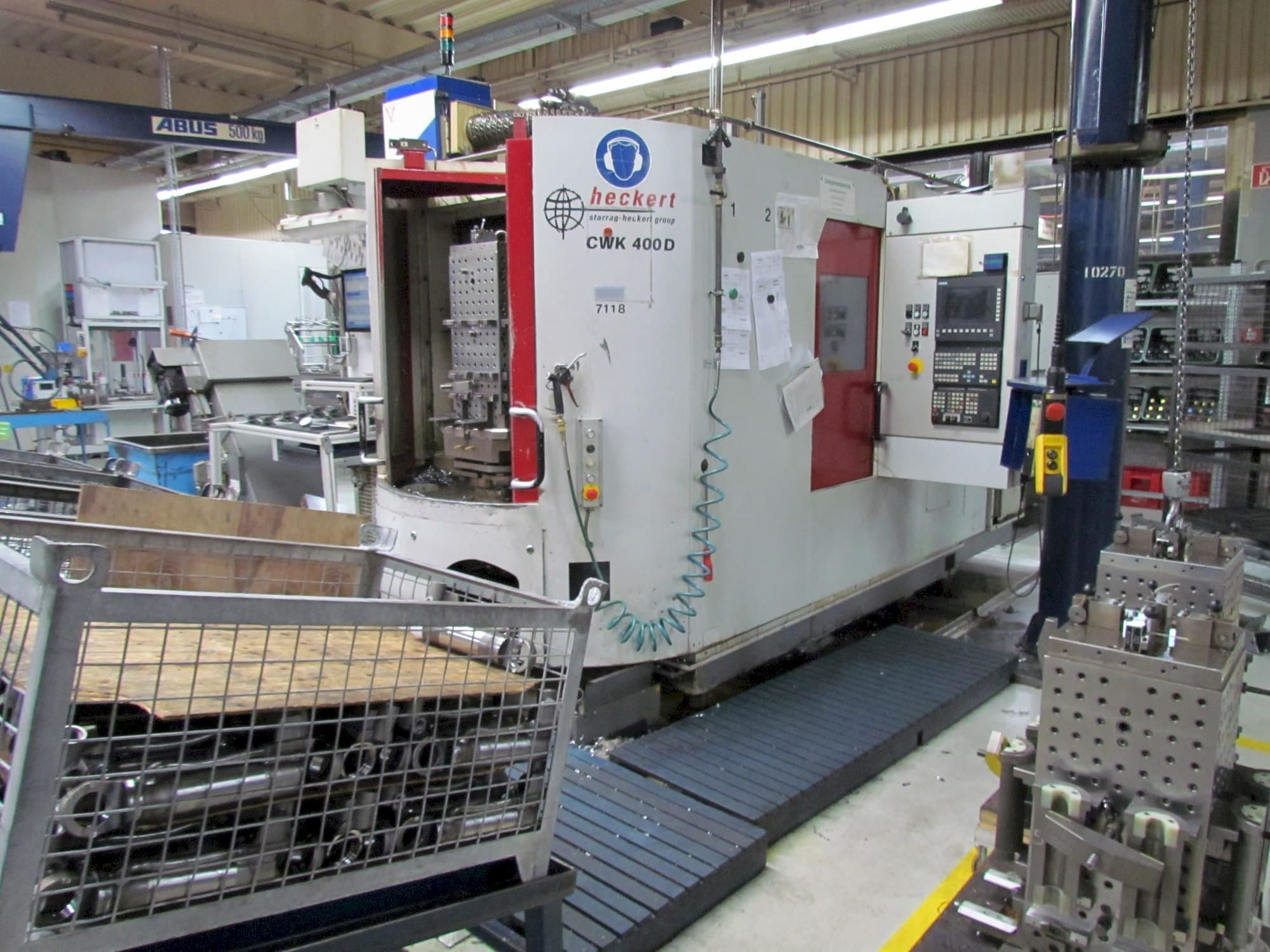 Koneen  Heckert CWK 400 D etunäkymä