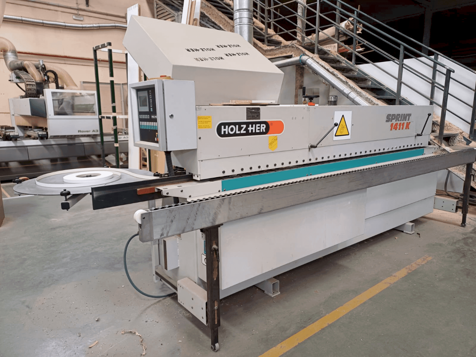 Koneen  HOLZHER SPRINT 1411K etunäkymä