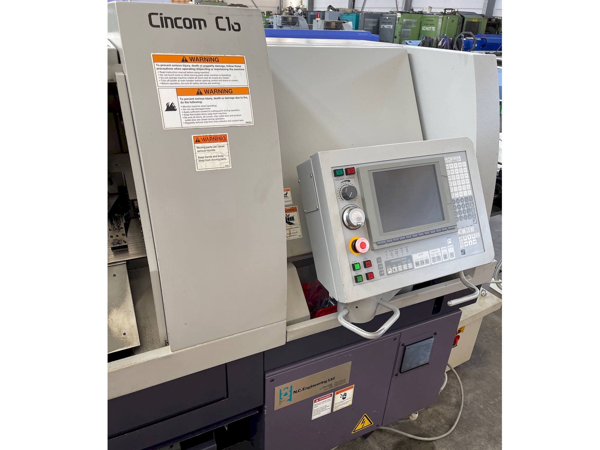 Koneen  Citizen C16-VI etunäkymä