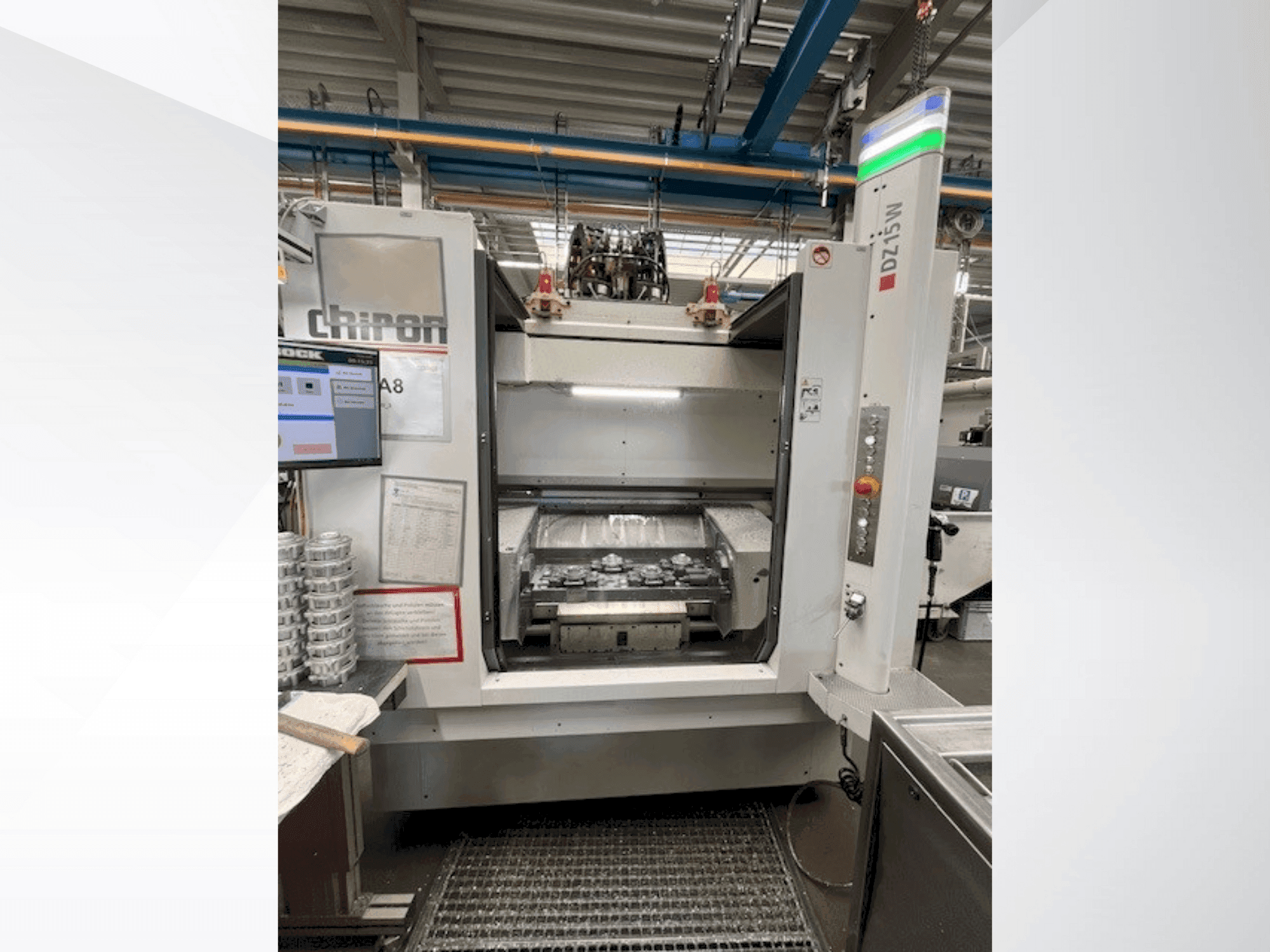 Koneen  CHIRON DZ 15 W etunäkymä