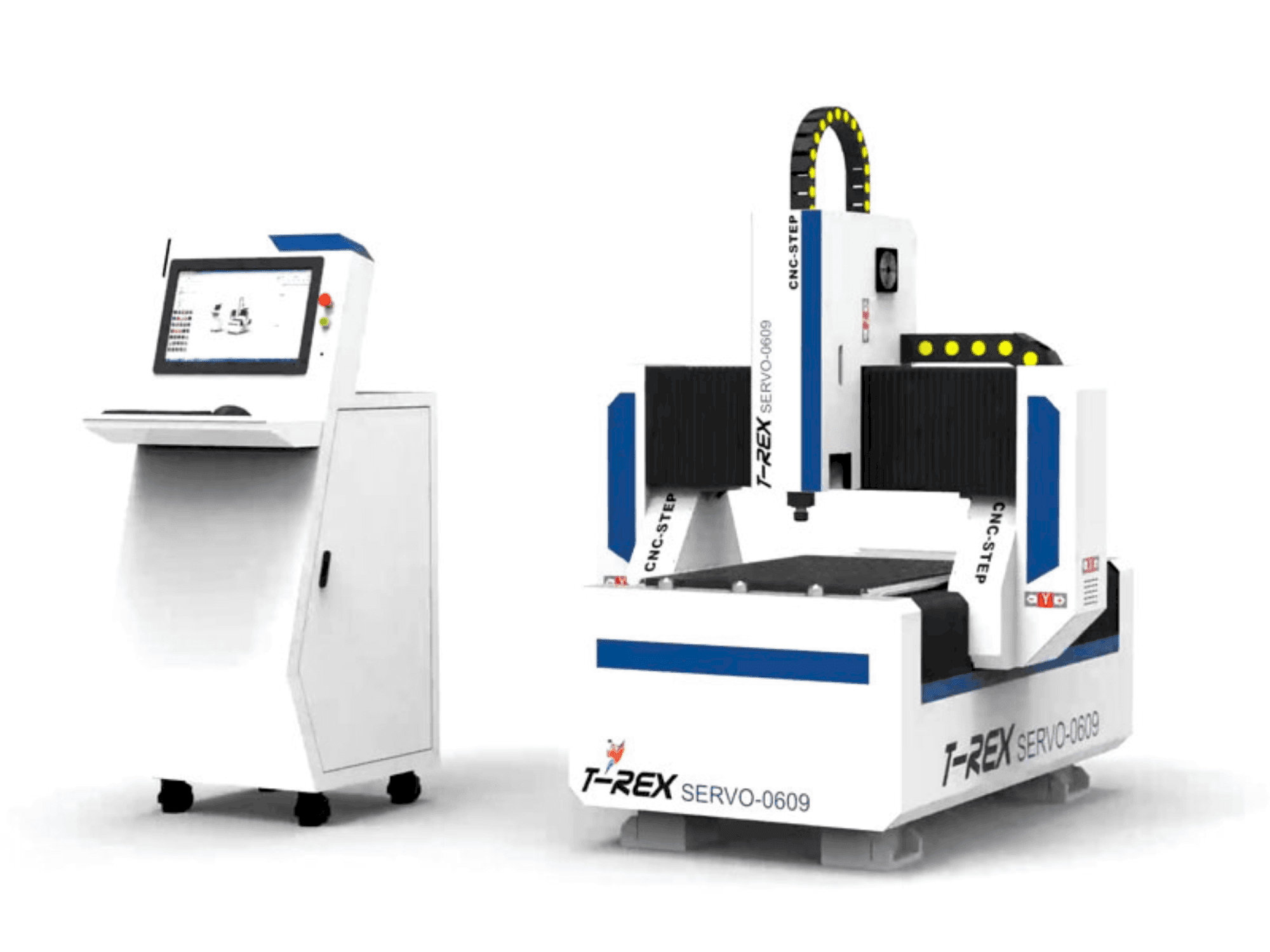 Koneen  T-Rex Servo-0609 etunäkymä