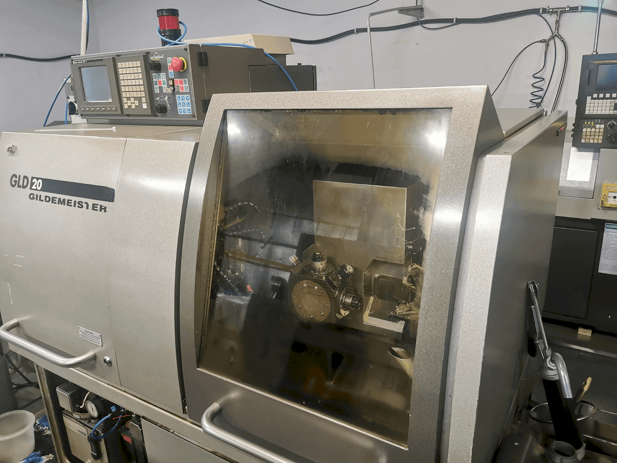 Koneen  Gildemeister GLD 20 etunäkymä