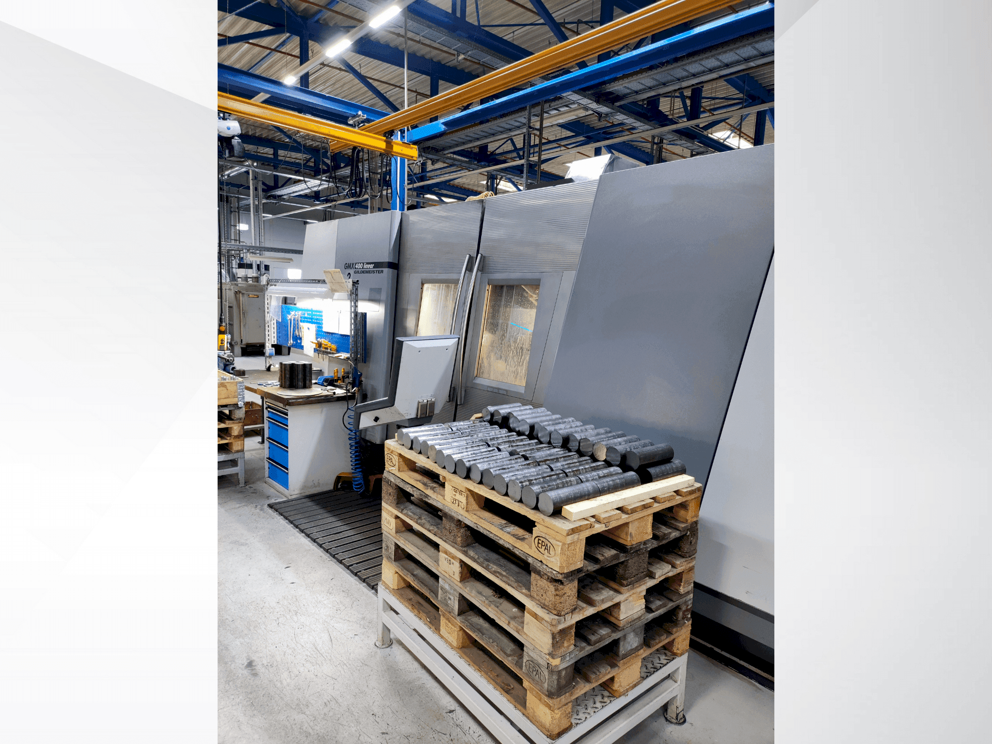 Koneen  DMG GMX 400L etunäkymä