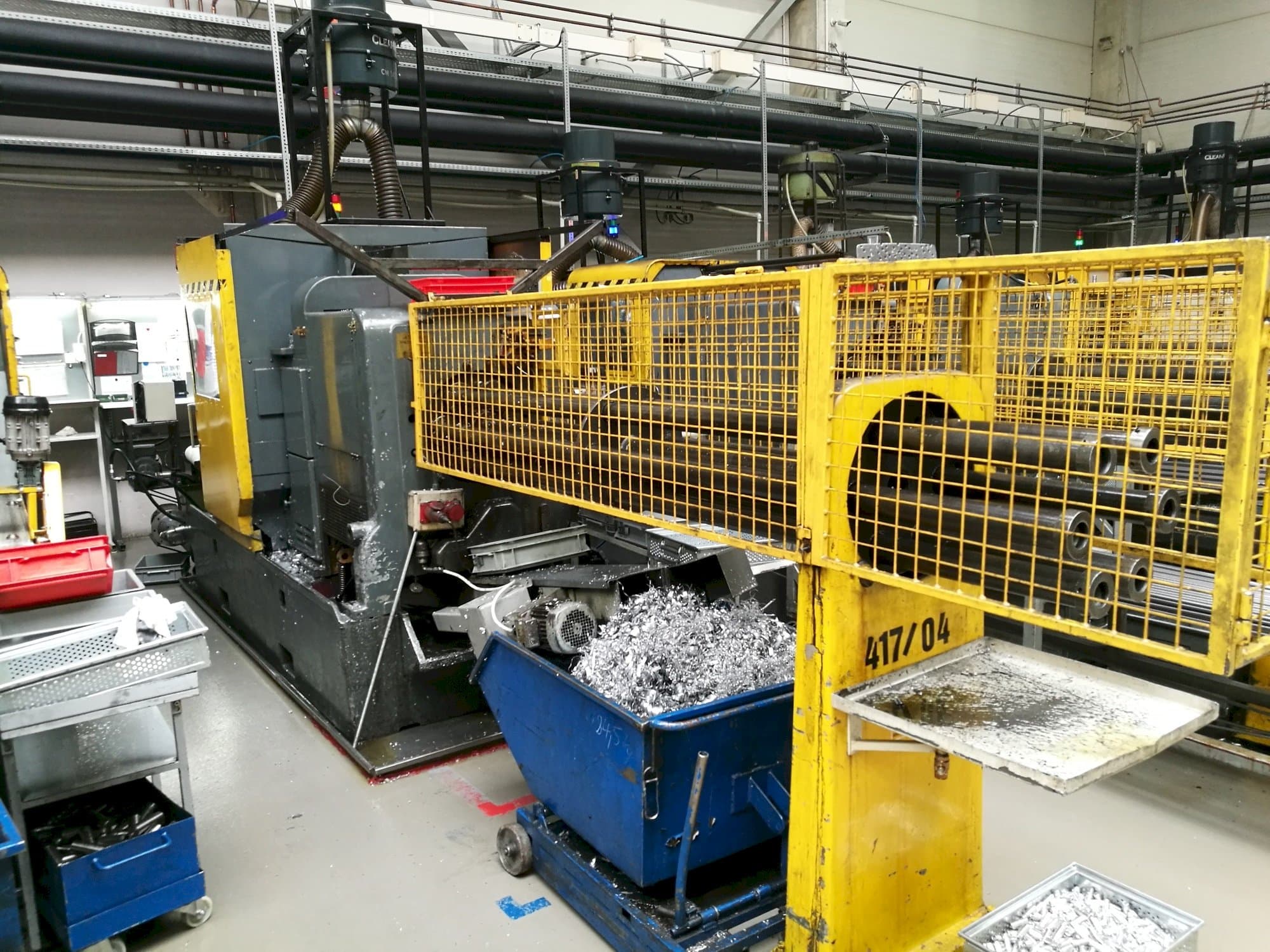 Koneen  Wickman 1  3/8"-6 etunäkymä