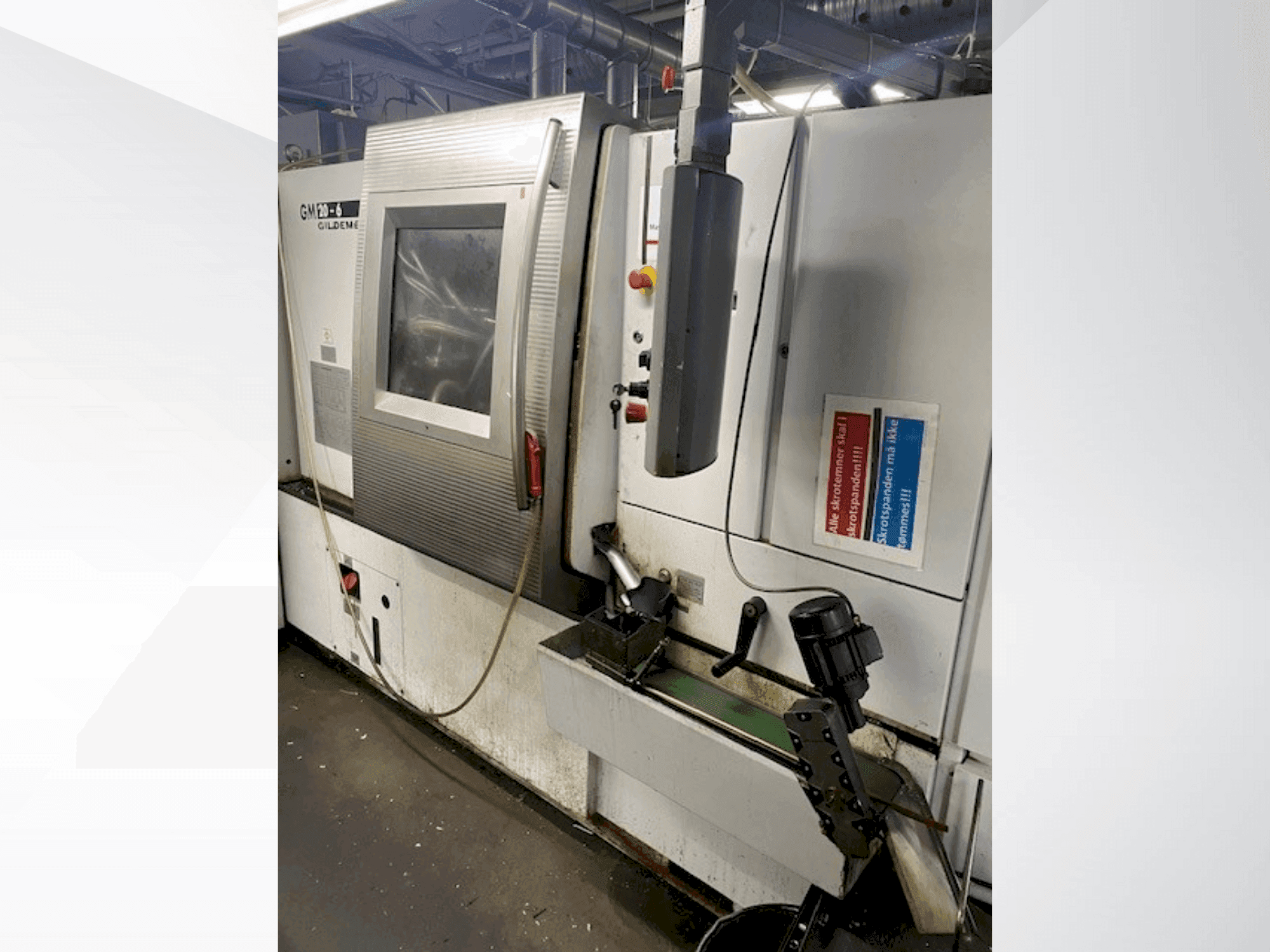 Koneen  Gildemeister GM 20-6 etunäkymä