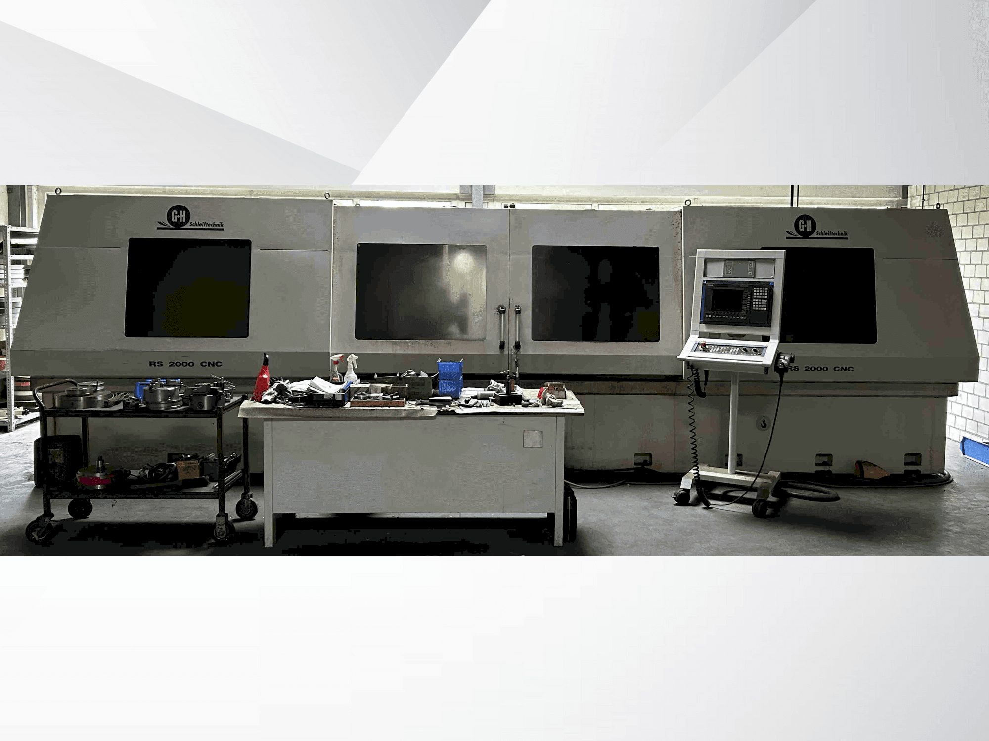 Koneen  GEIBEL & HOTZ RS 2000 CNC etunäkymä