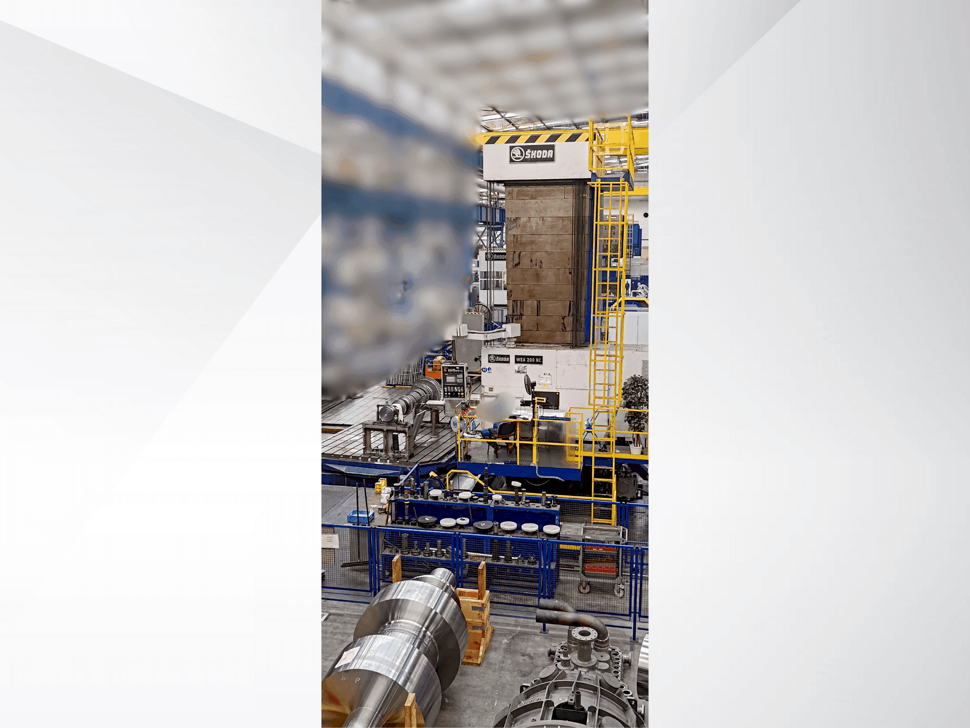 Koneen  SKODA WEA 200 CNC etunäkymä