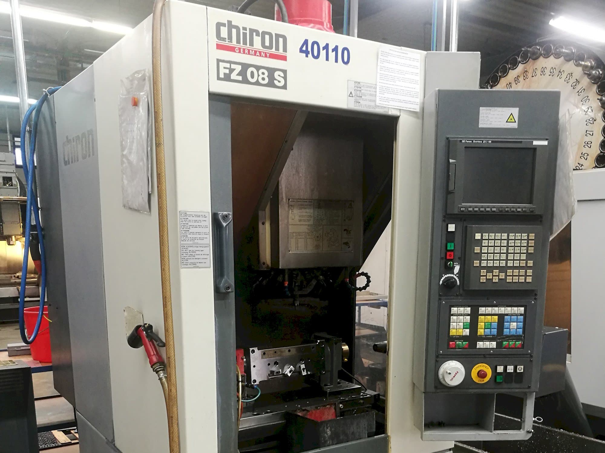 Koneen  CHIRON FZ08S etunäkymä