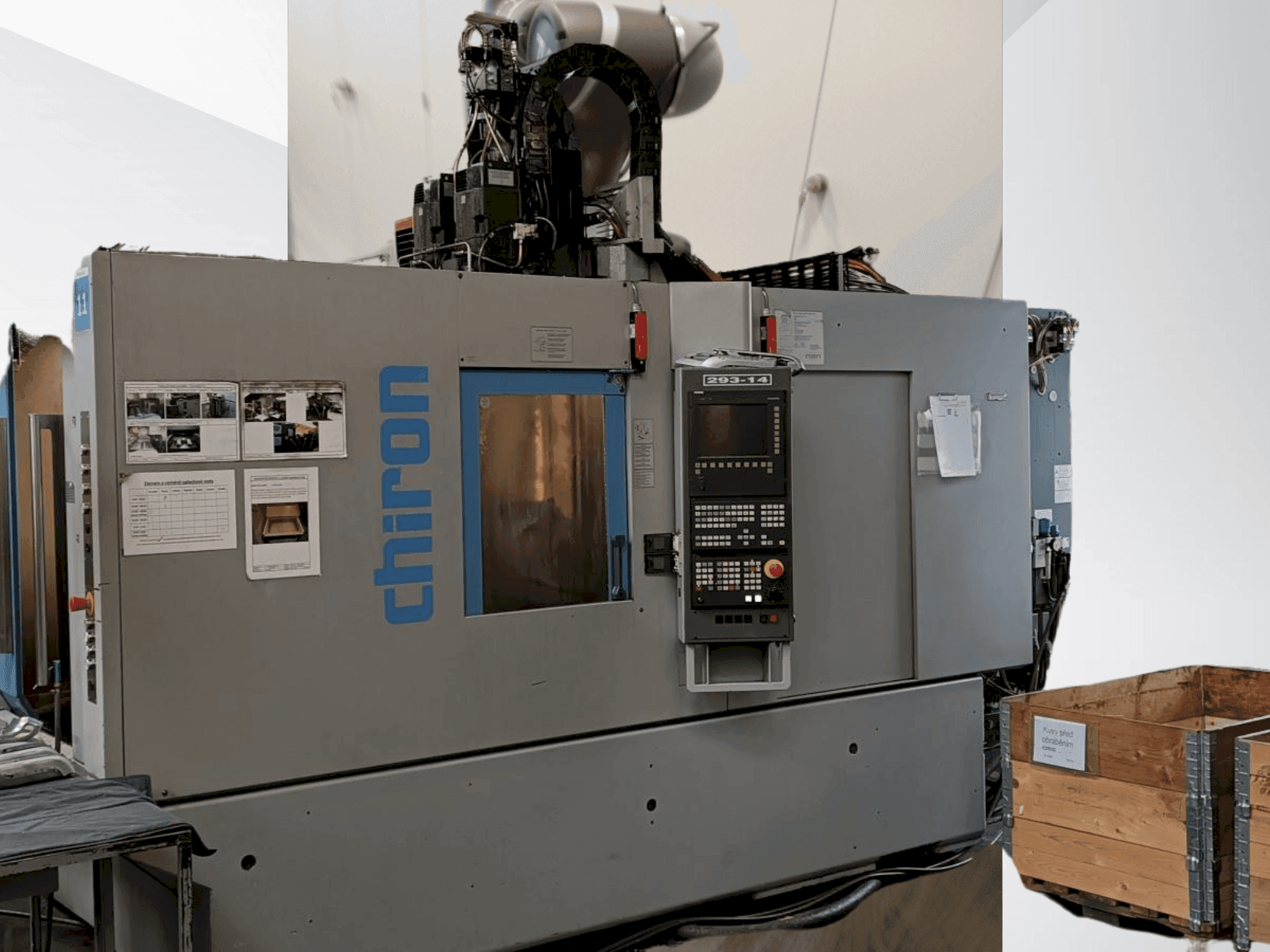 Koneen  CHIRON DZ 15K WM etunäkymä