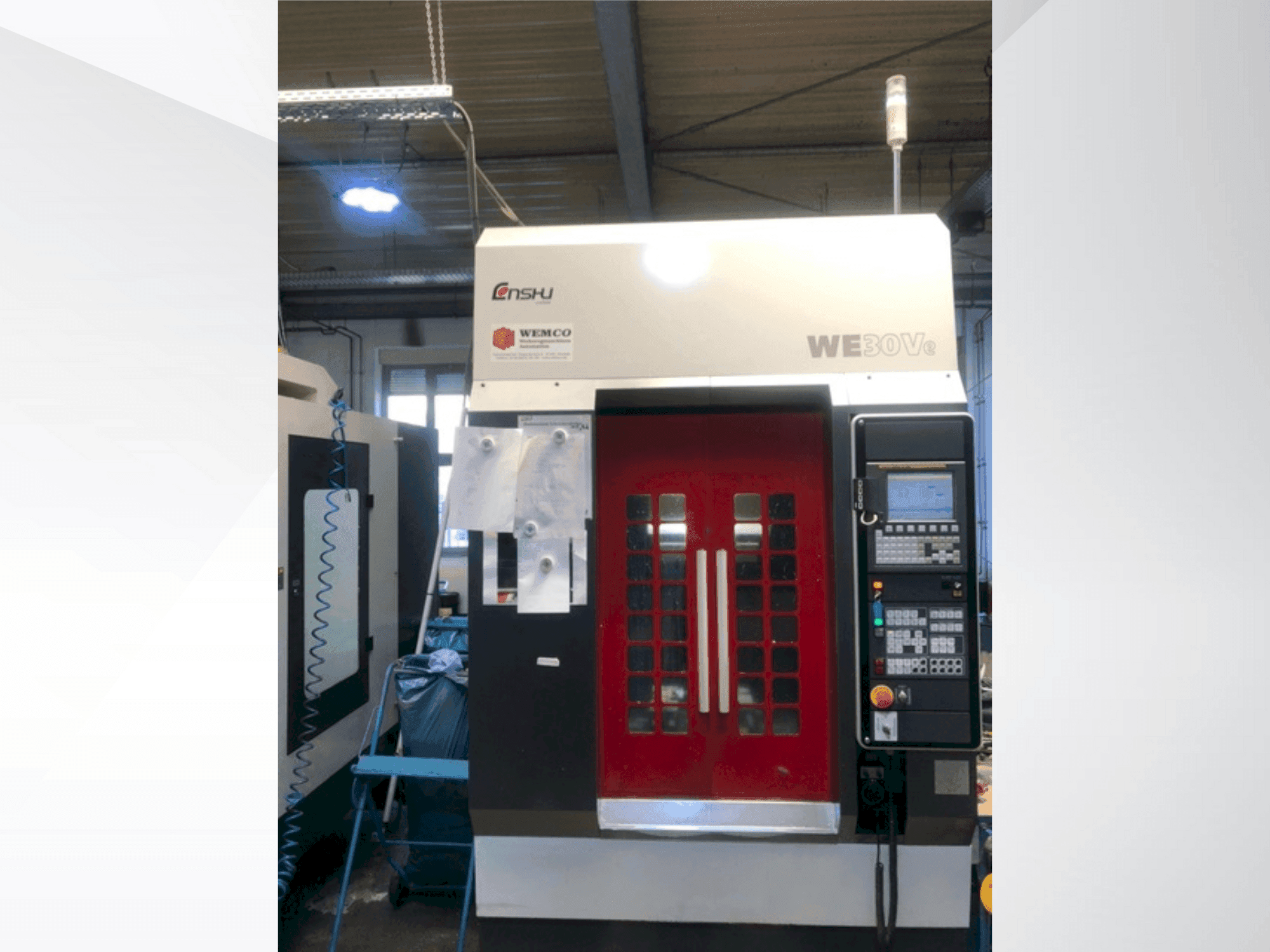 Koneen  Enshu WE30Ve etunäkymä