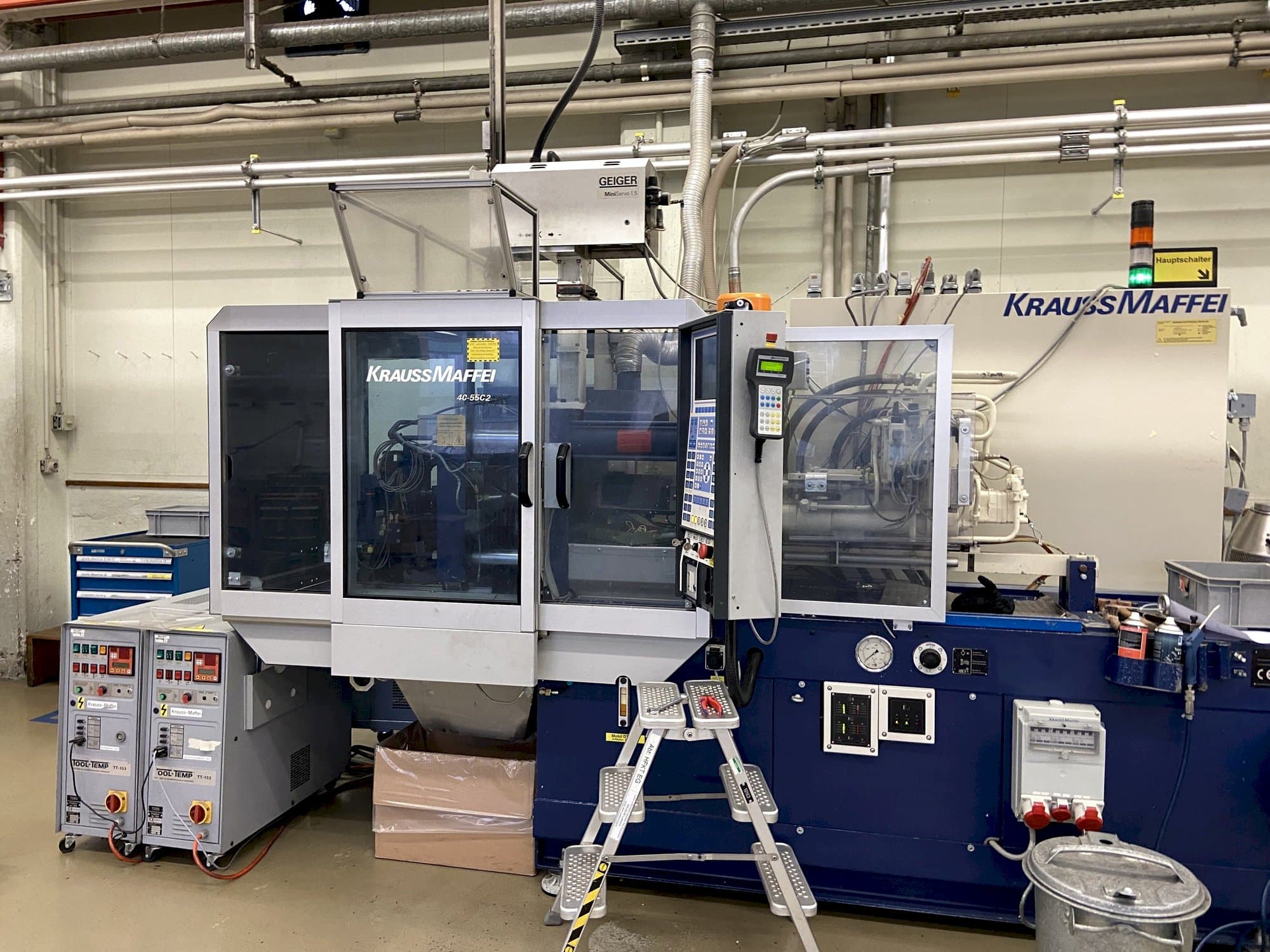 Koneen  Krauss Maffei 40/55 C2 etunäkymä