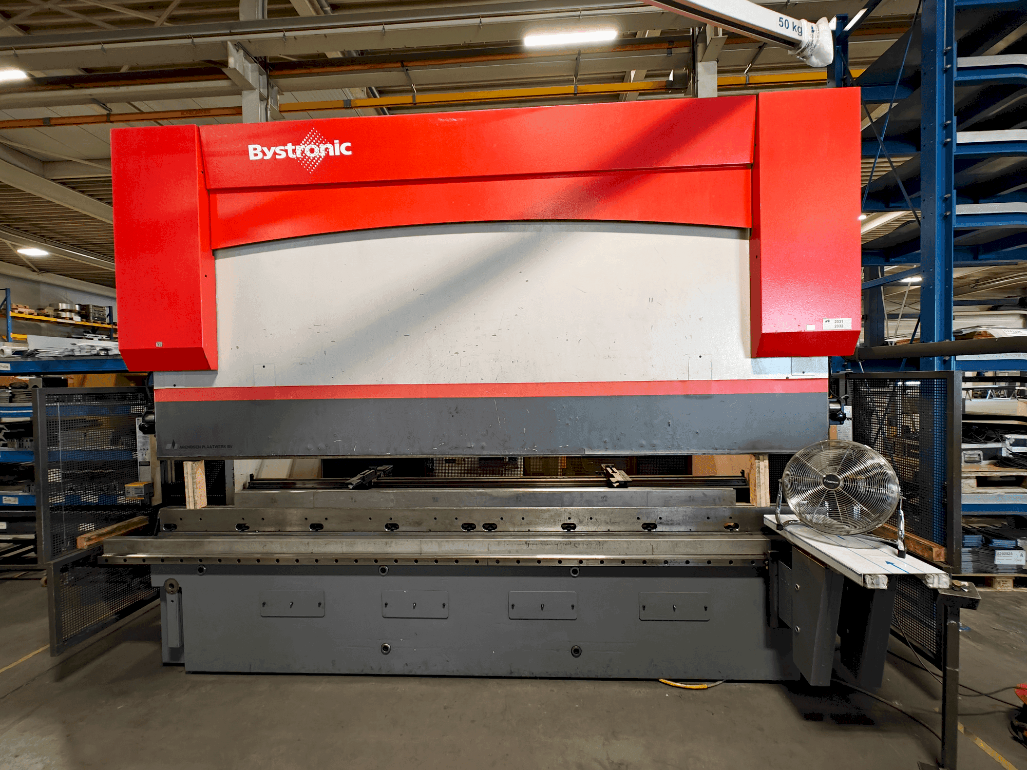 Koneen  Bystronic PR 200x4100 etunäkymä