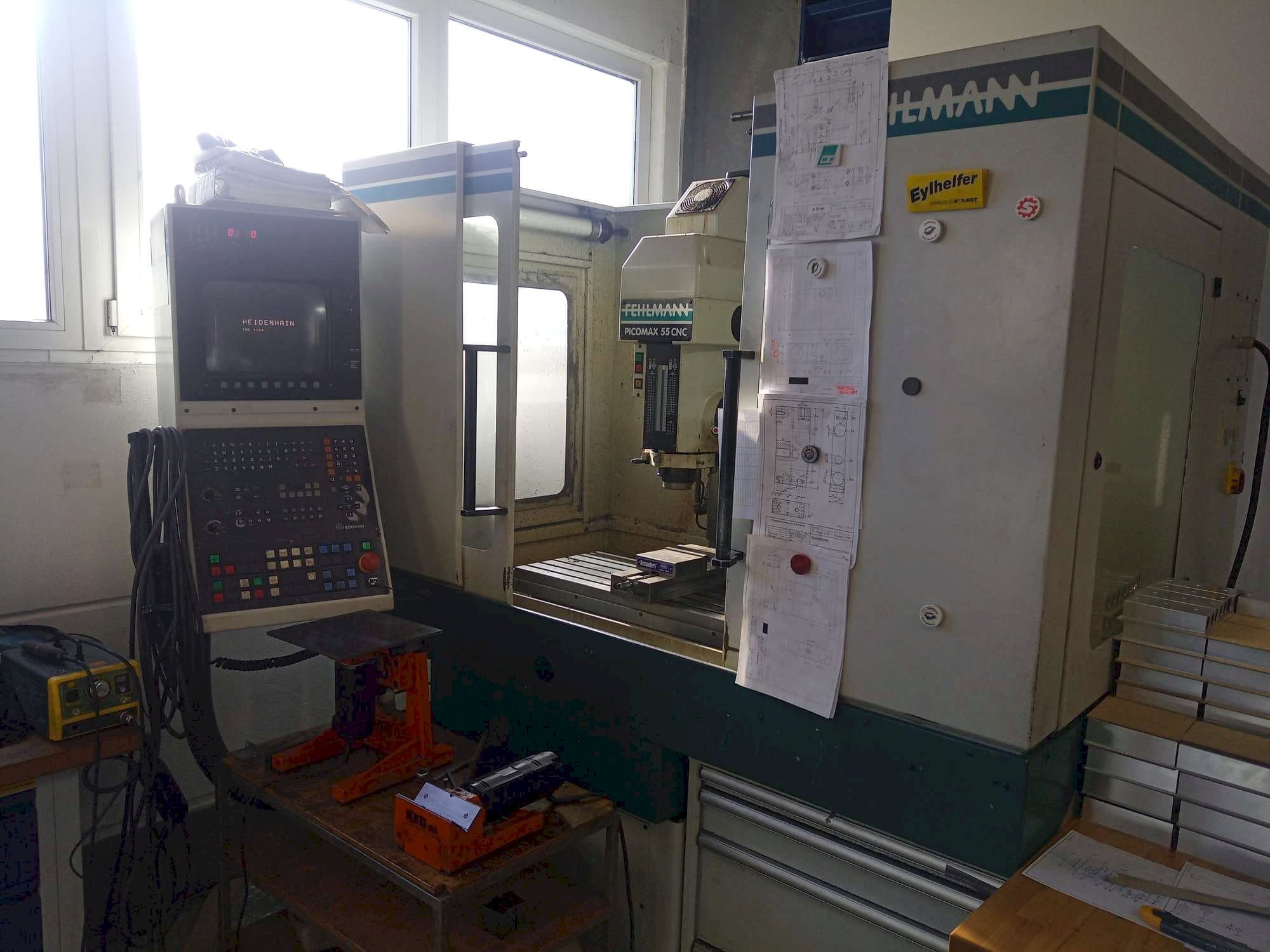 Koneen  FEHLMANN Picomax 55 CNC etunäkymä