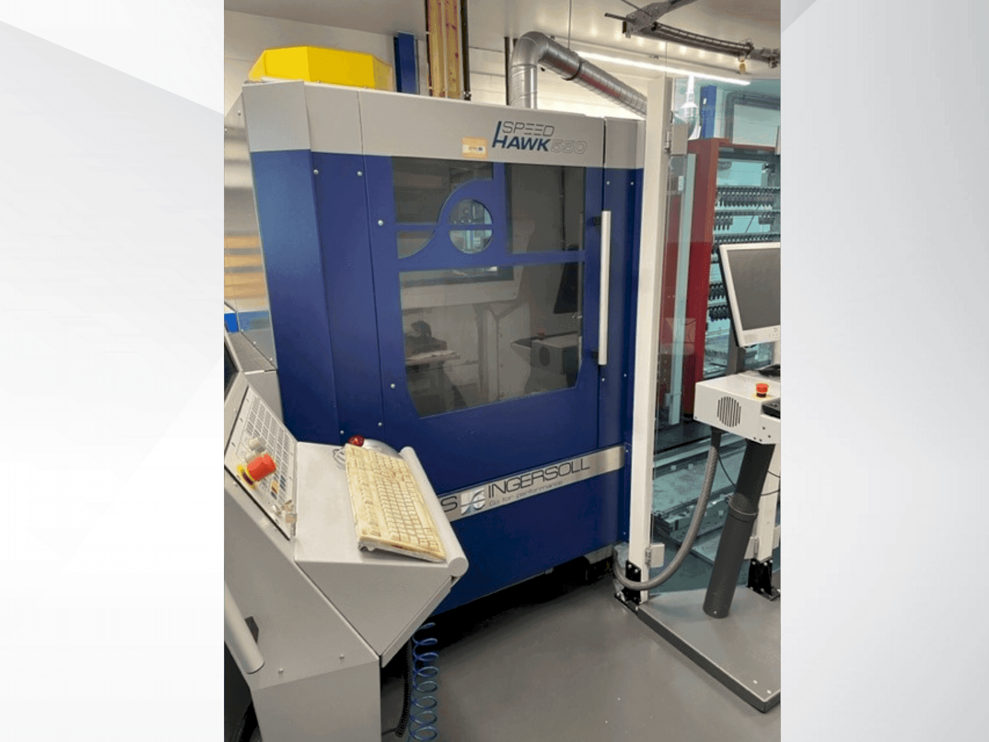 Koneen  OPS INGERSOLL SPEED HAWK 550 etunäkymä