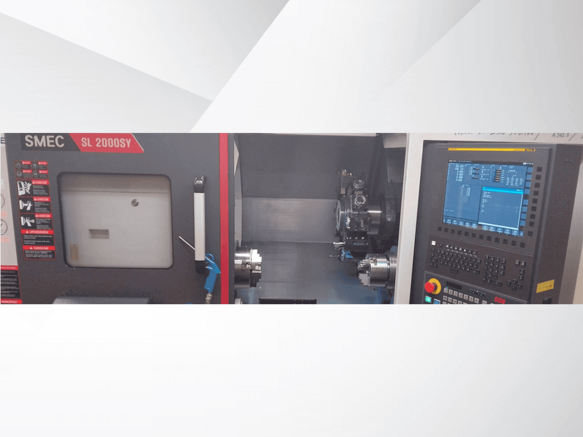 Koneen  SMEC SL 2000SY etunäkymä
