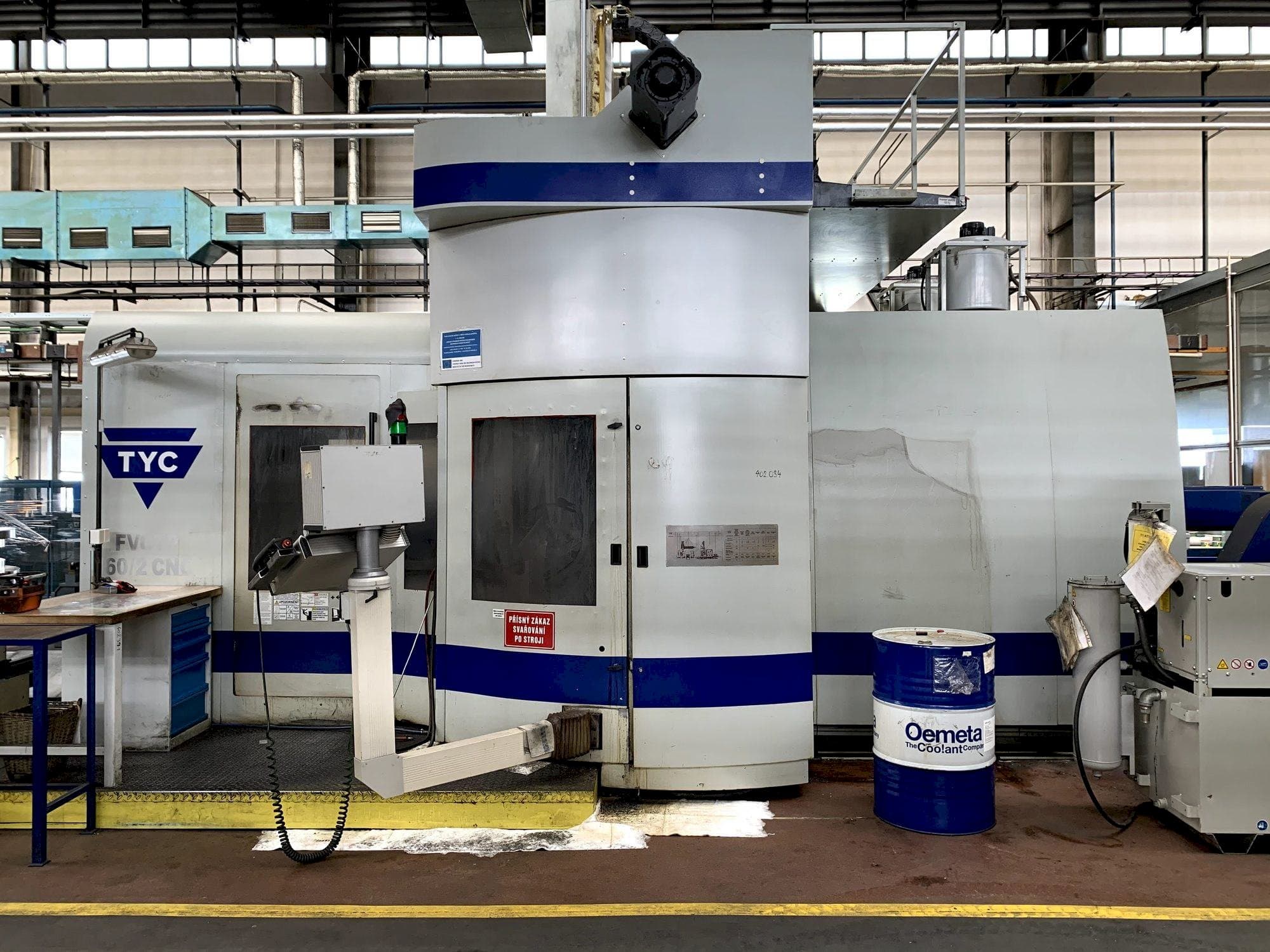 Koneen  TYC FVCTP 160/2 etunäkymä