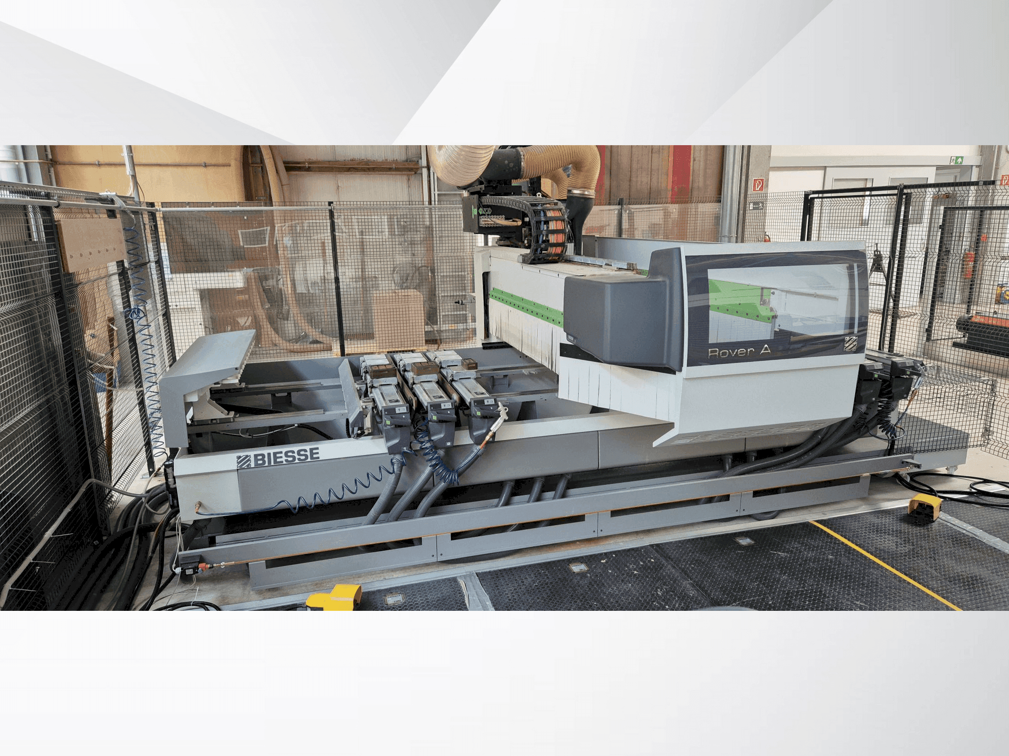 Koneen  BIESSE Rover A ATS etunäkymä