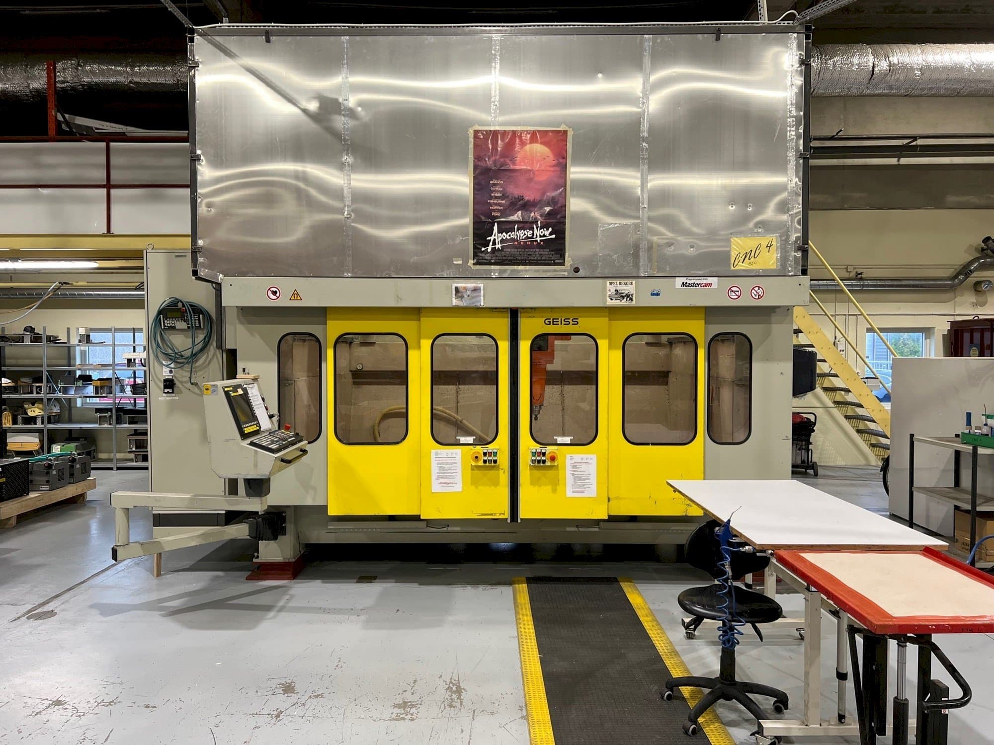 Koneen  GEISS FZ 2000x1000 etunäkymä