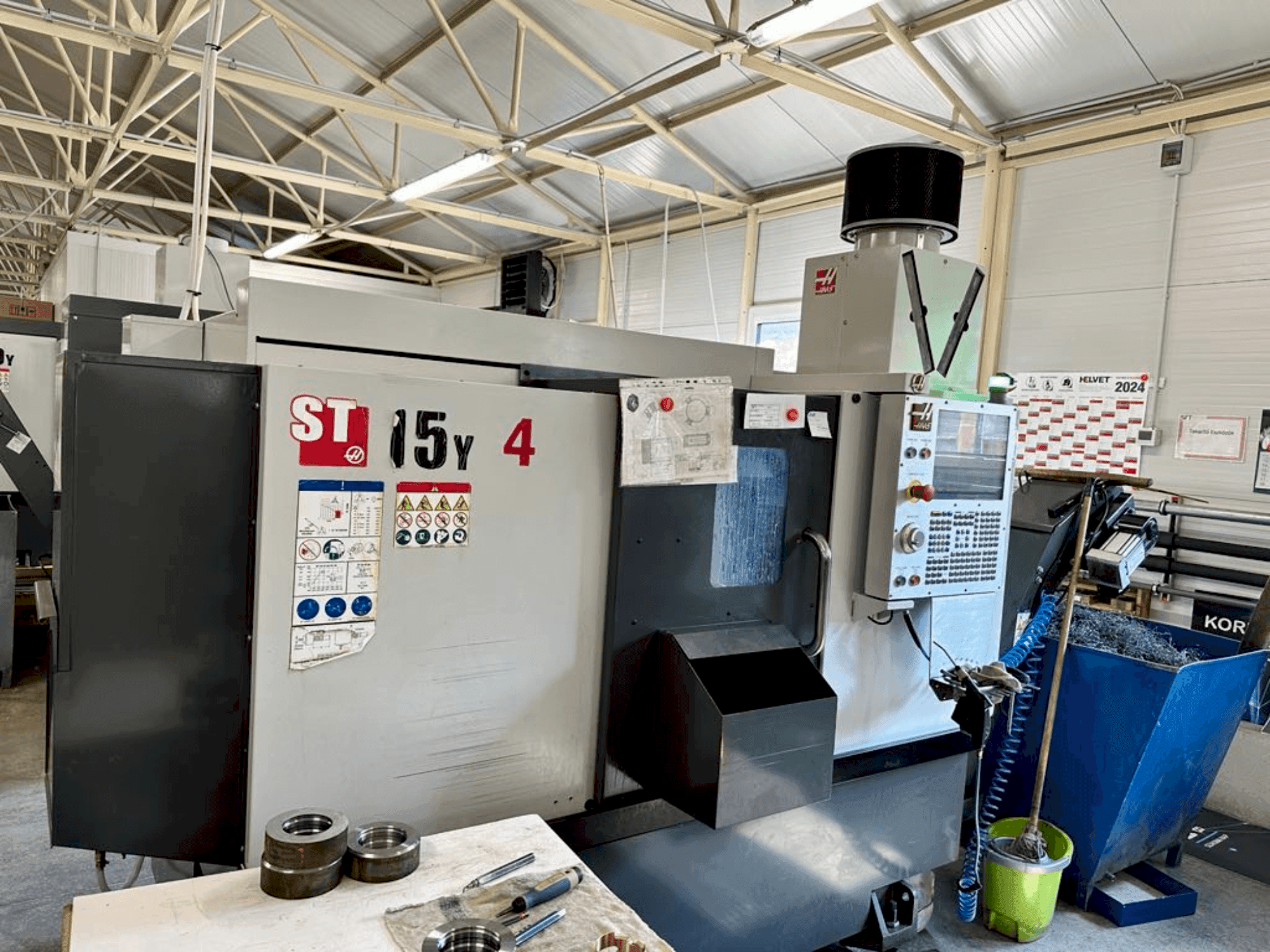 Koneen  HAAS ST-15Y etunäkymä