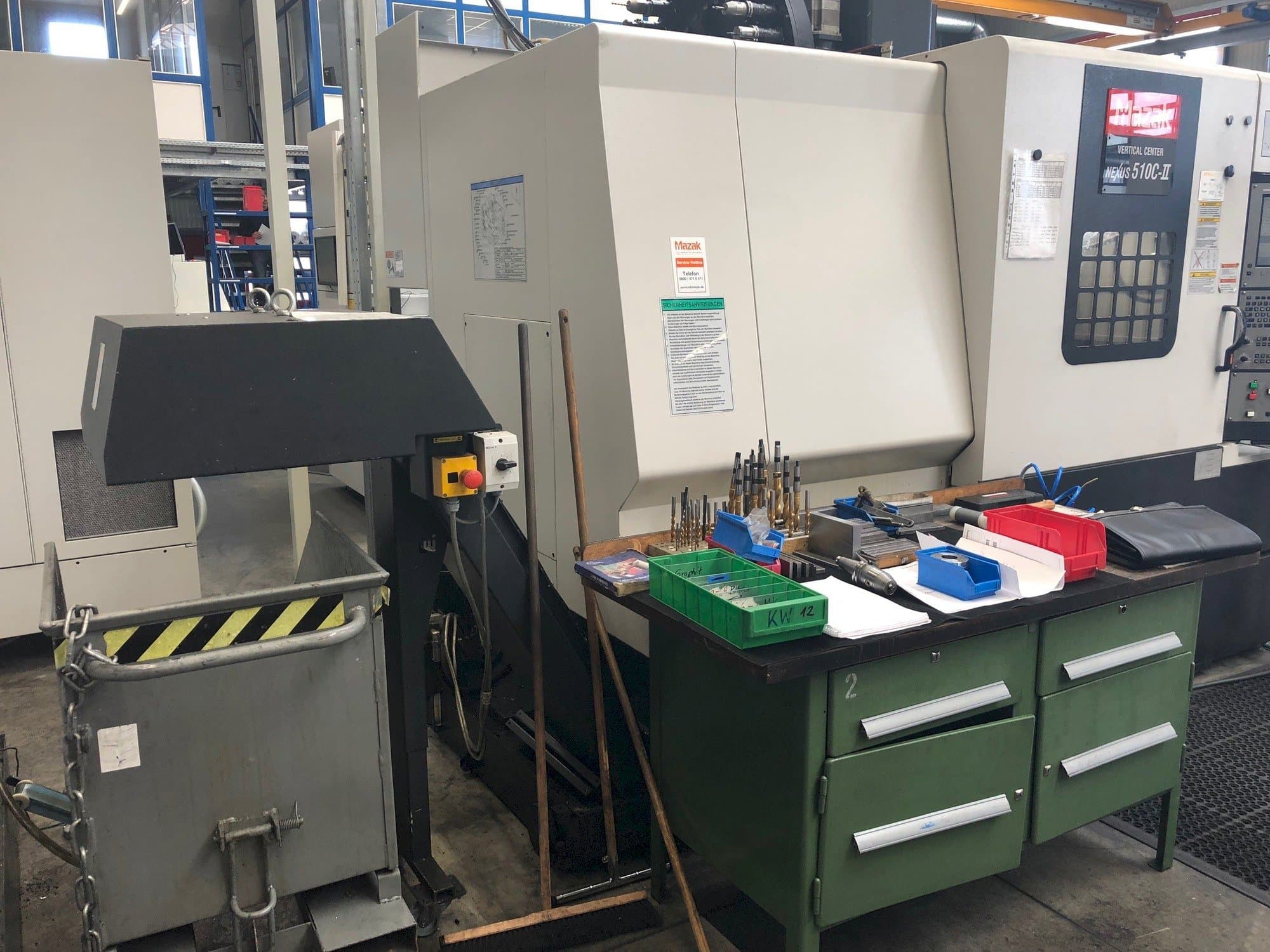 Koneen  Mazak Nexus 510C-II etunäkymä