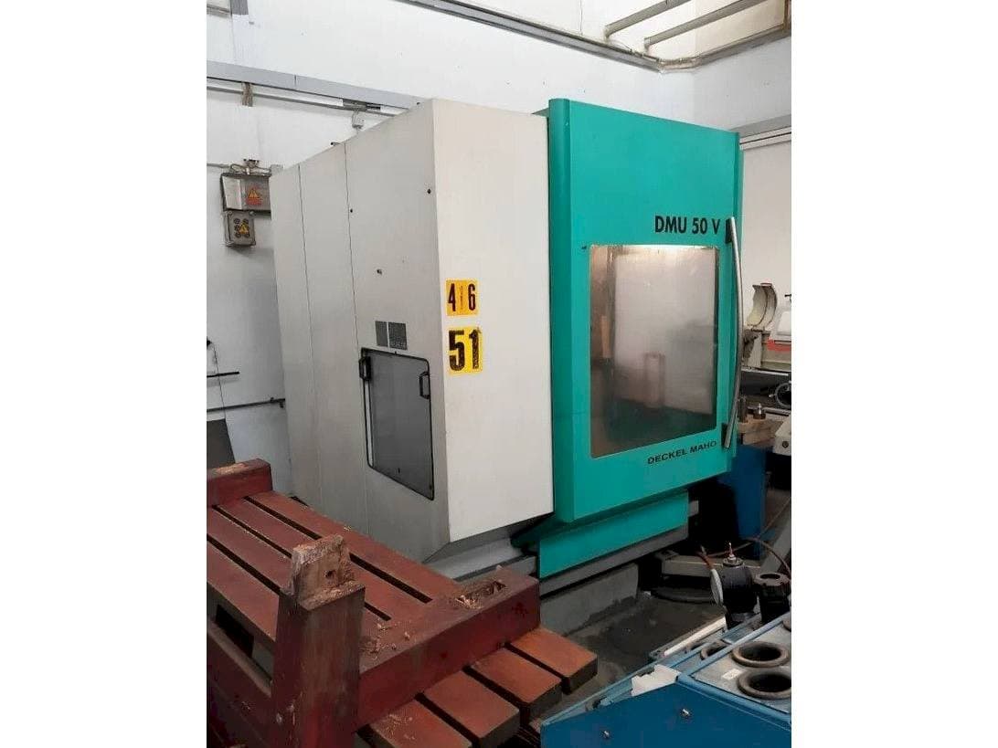 Koneen  DECKEL MAHO DMU 50 V vasemman sivun näkymä