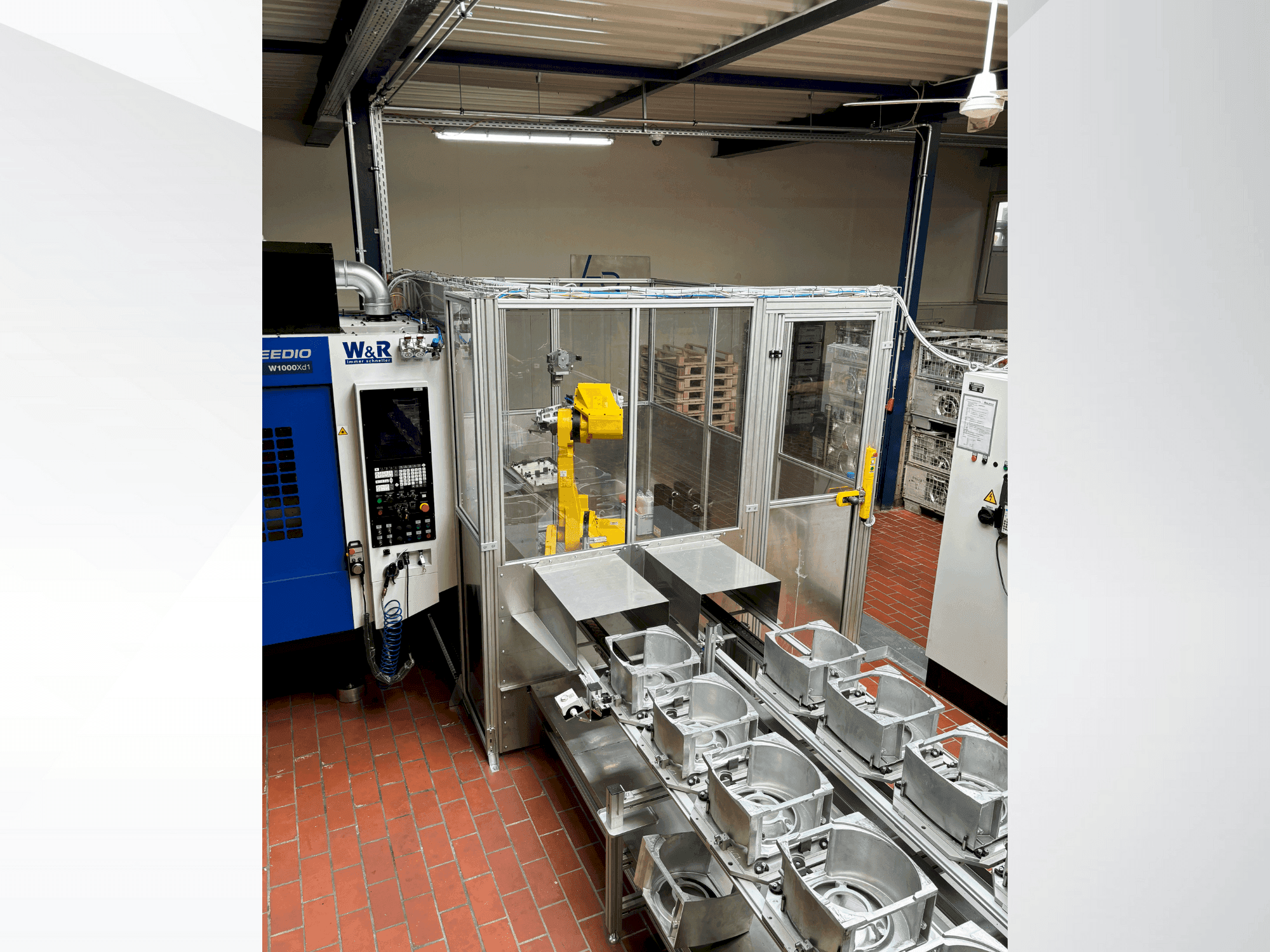 Koneen  FANUC M710 iC 70 etunäkymä