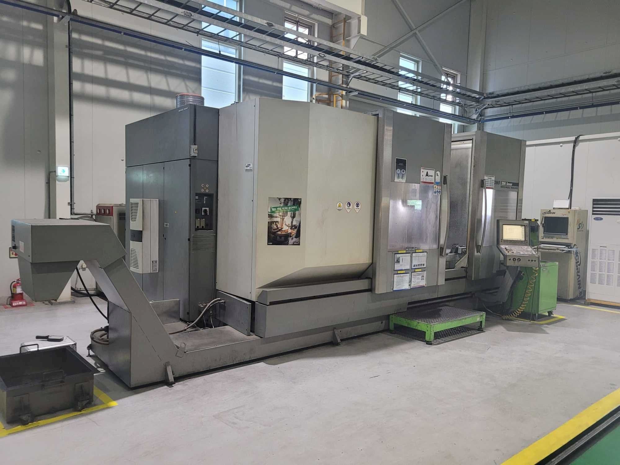 Koneen  DECKEL MAHO DMF 250 linear vasemman sivun näkymä