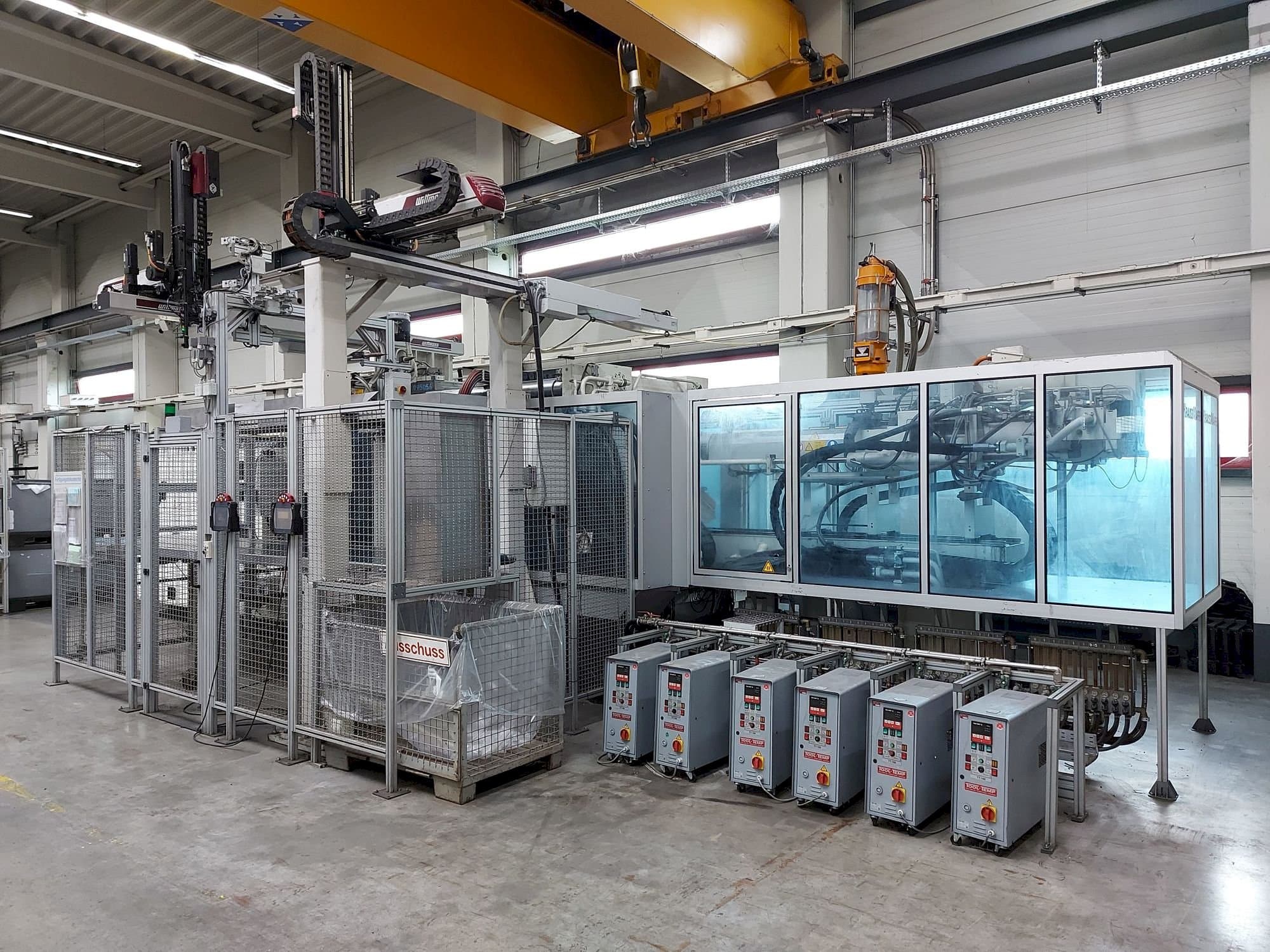 Koneen  Krauss Maffei 650 Tandem etunäkymä