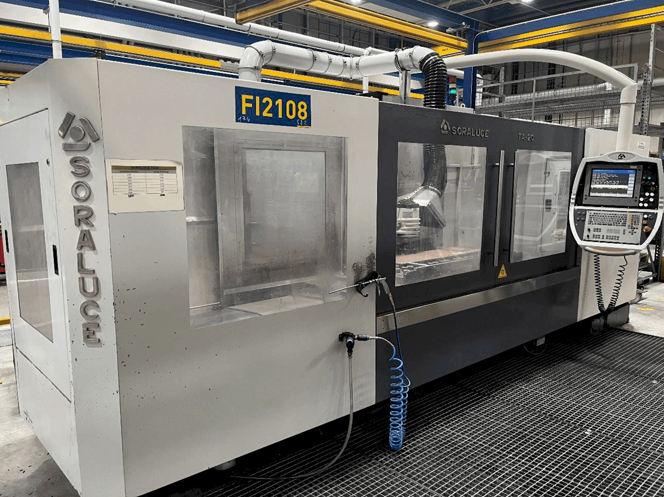 Koneen  Soraluce TA-20 etunäkymä